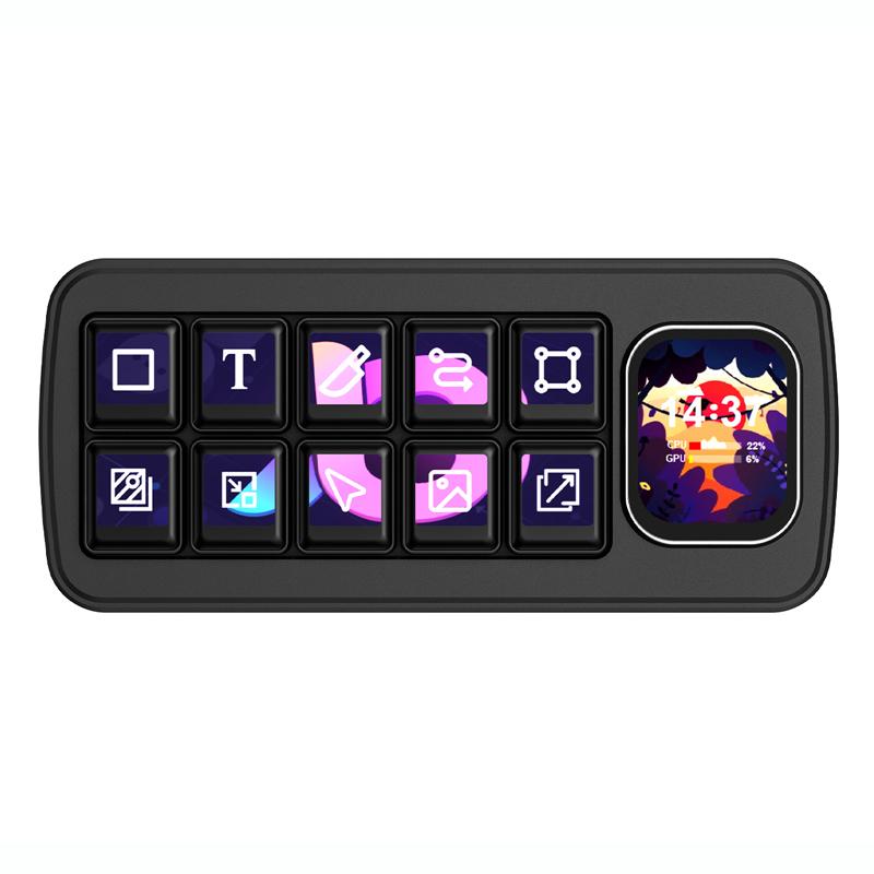 WAVESHARE MK10 Multi-Functional AI Voice Control Panel(Black) - Shopkiz.com