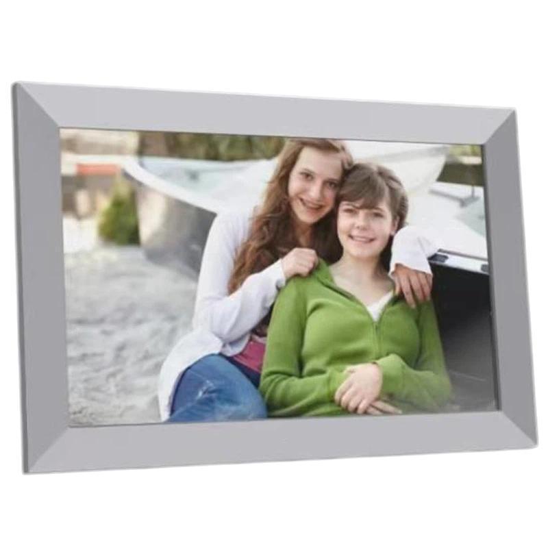 10.1 inch WiFi Touch Digital Photo Frame Landscape/Portrait Standing Photo Transfer Smart Display(White) - Shopkiz.com
