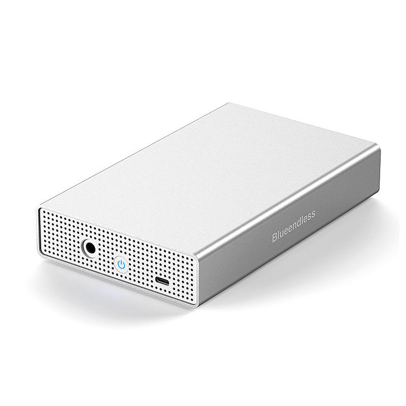 Blueendless U35KS SAS/SATA Mobile Hard Disk Enclosure 2.5/3.5 inch Desktop Laptop Full Metal SSD Enclosure EU Plug - Shopkiz.com