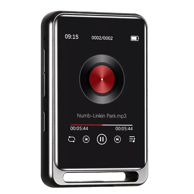 M6 Bluetooth 5.0 MP3 Portable Music Player With Speaker FM Radio E-book, Memory Capacity: 32GB(Black)
