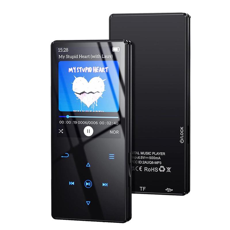 M2 Bluetooth MP3 Music Player With FM Radio External Speaker, Memory Capacity: 32GB(Black) - Shopkiz.com