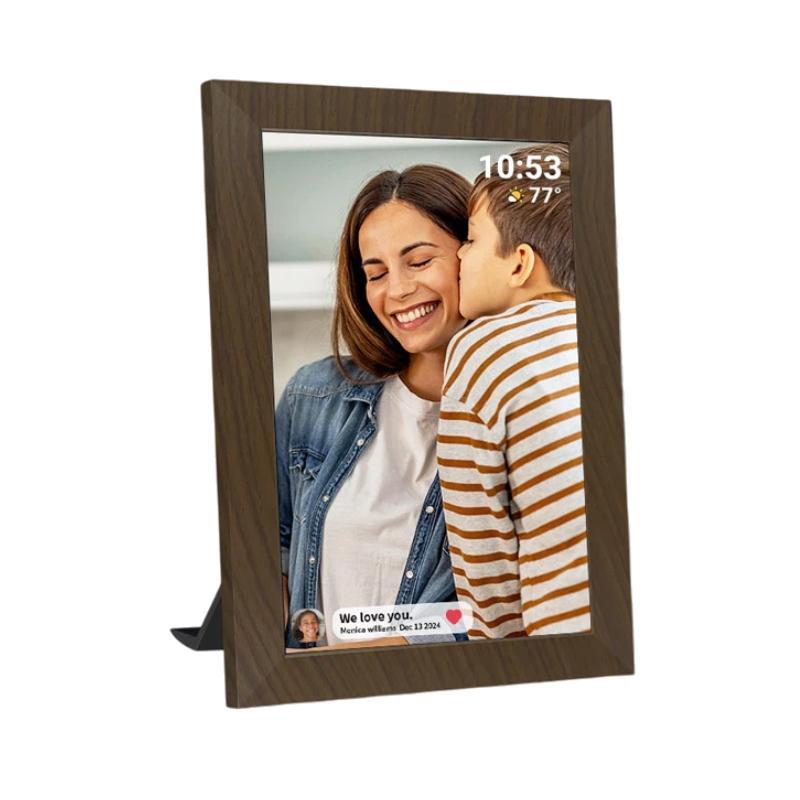 MSR-F1004 10.1 Inch WiFi-Enabled Auto-Rotating Smart Cloud Photo Frame IPS HD Touch Screen UK Plug - Shopkiz.com