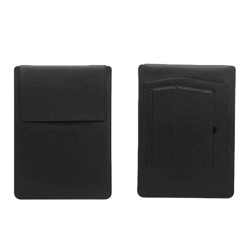 For 15-16 inch Laptop Sleeve With Stand Function Shockproof Laptop Bag(Black)