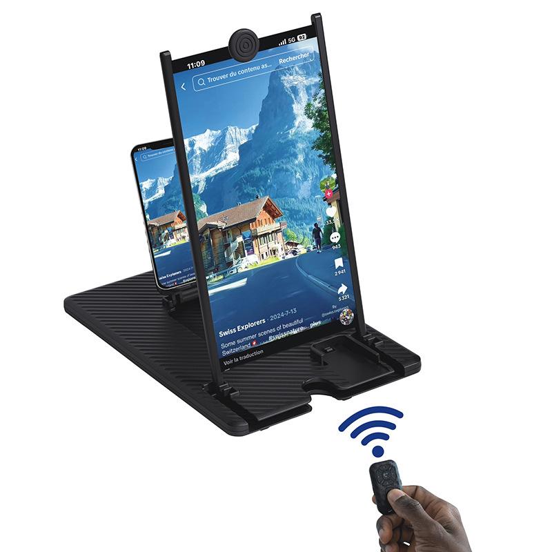 14-Inch Vertical Screen Phone Magnifier With Remote Control Ultra HD Mobile Screen Projection Amplifier Desktop Stand Blu-ray High Definition -