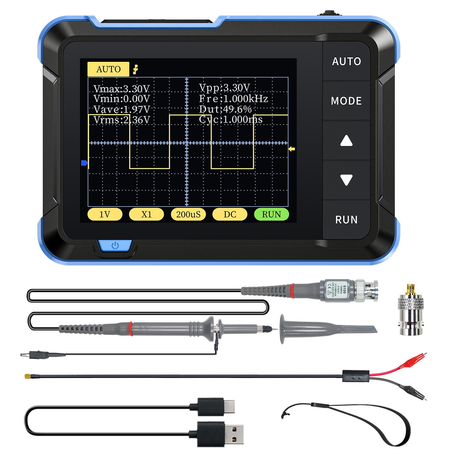 FNIRSI Handheld Small Digital Oscilloscope For Maintenance, Specification: Upgrade - Shopkiz.com