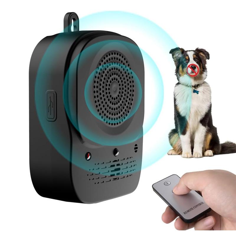 Outdoor Ultrasonic Automatic Detection Dog Training and Barking Stopper(Black) - Shopkiz.com