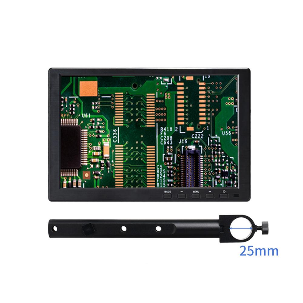 10 Inch with 25mm Mounting Bar Industrial Grade IPS Microscope Monitor, US Plug - Shopkiz.com