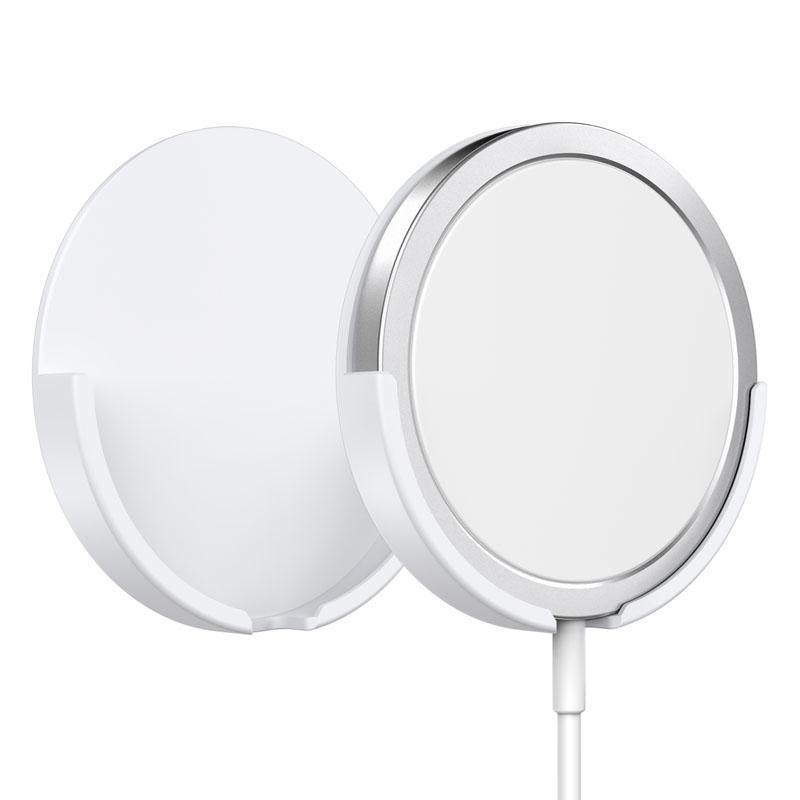 AhaStyle PT136 For iPhone Magnetic Charger Head Wall-Mounted Desktop Adhesive Storage Holder, No Charger - Shopkiz.com