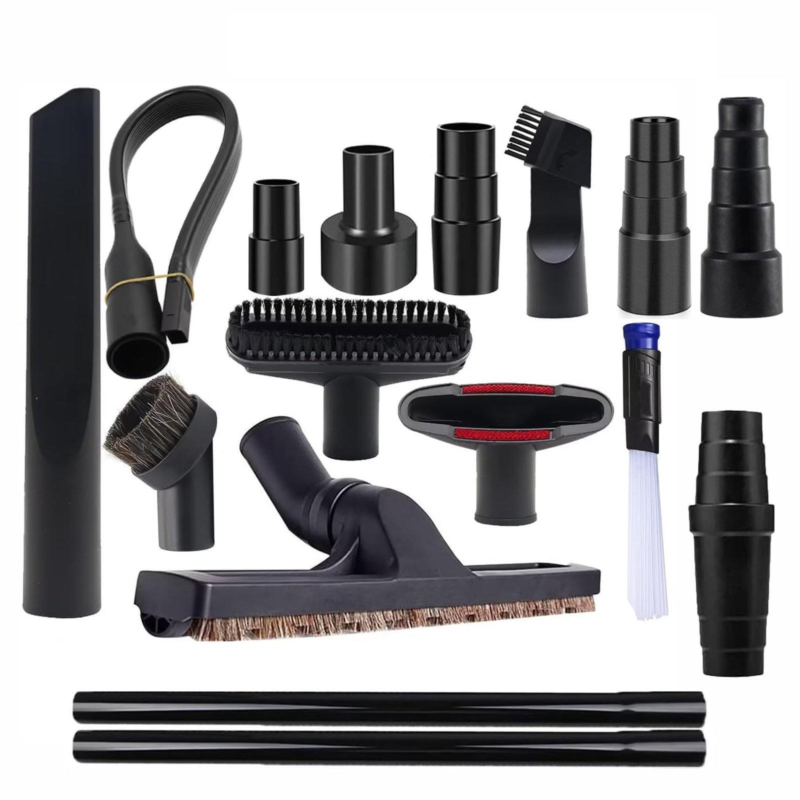 15 In 1 Universal Vacuum Cleaner Attachment Kit With 32mm & 35mm Adapter Replacement Vacuum Brushes For Shop Vac, Shark, Hoover - Shopkiz.com
