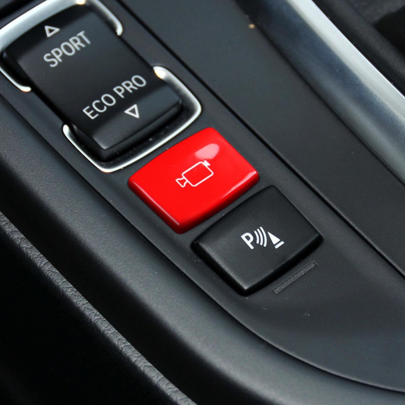 For BMW 1234 Series F Chassis Gear Shift Panoramic Camera Reversing Radar Switch Buttons(Red) - Shopkiz.com