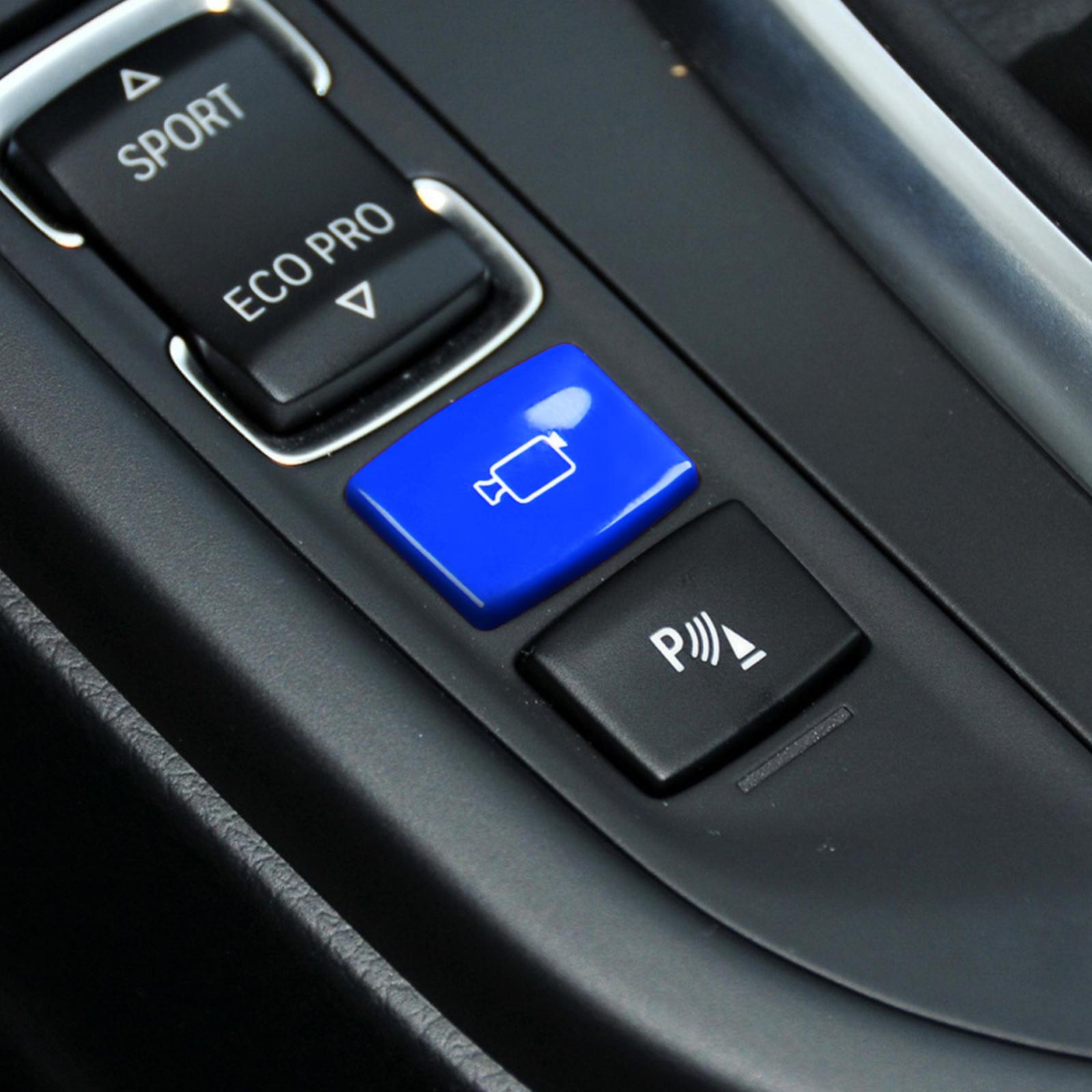 For BMW 1234 Series F Chassis Gear Shift Panoramic Camera Reversing Radar Switch Buttons(Blue) - Shopkiz.com