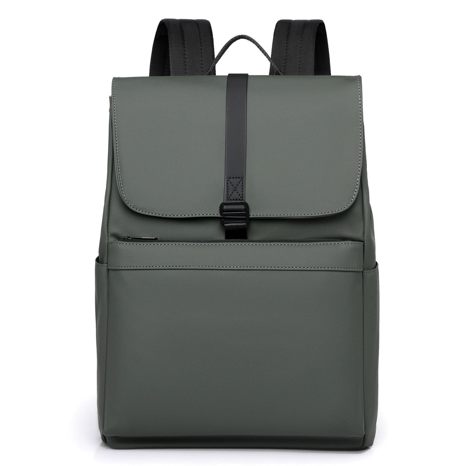 REMOID Water-Resistant Laptop Backpack With Luggage Strap 22L Slim Travel Daypack(Green) - Shopkiz.com
