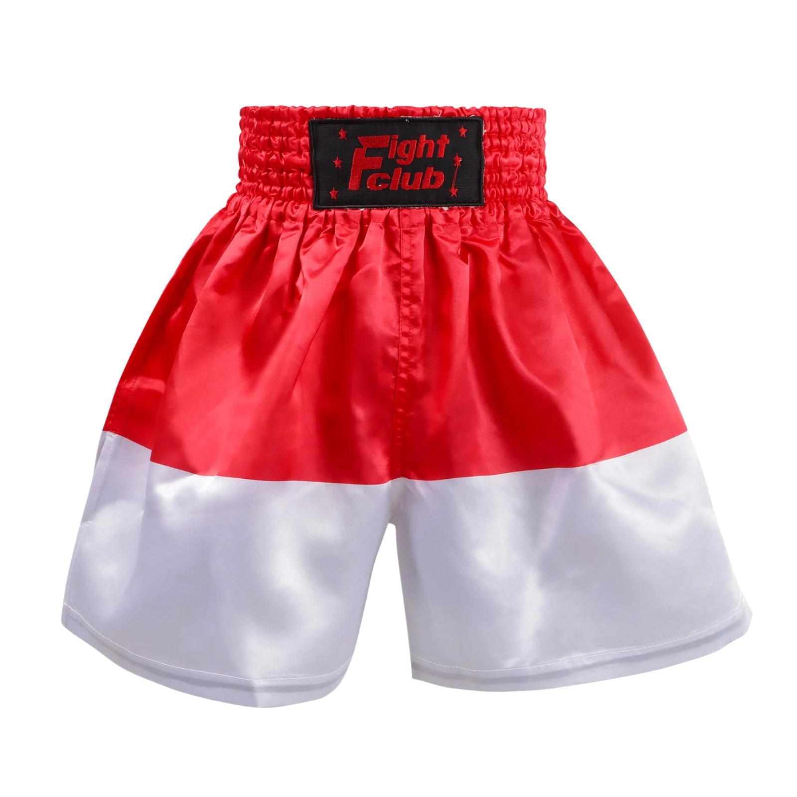 ZhuoAo Muay Thai Boxing Shorts Kickboxing & Sanda Training Fight Shorts For Men & Women, Size: XS(Hot Stamping Pink White) - Shopkiz.com
