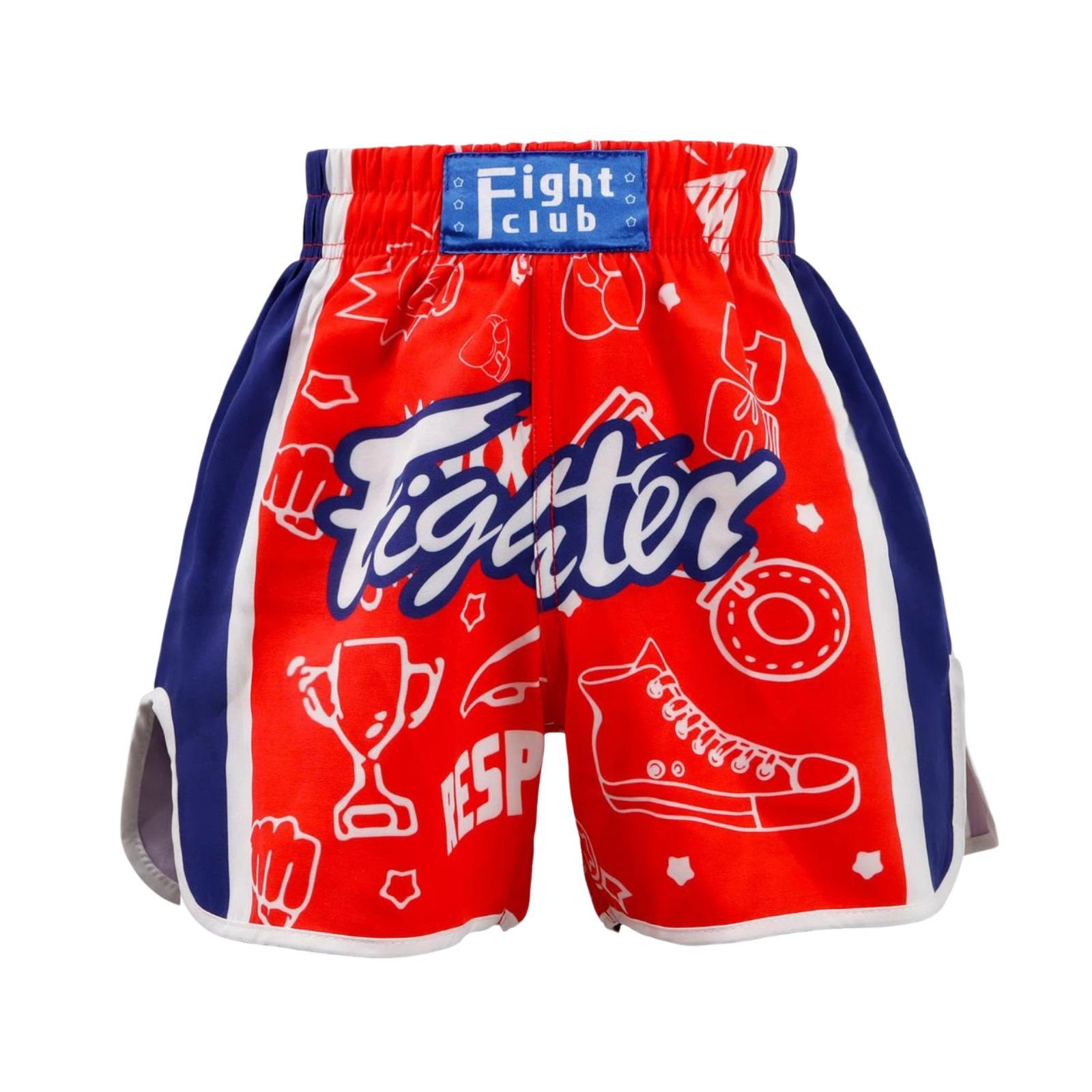ZhuoAo Muay Thai Boxing Shorts Kickboxing & Sanda Training Fight Shorts For Men & Women, Size: XL(Trophy Red) - Shopkiz.com
