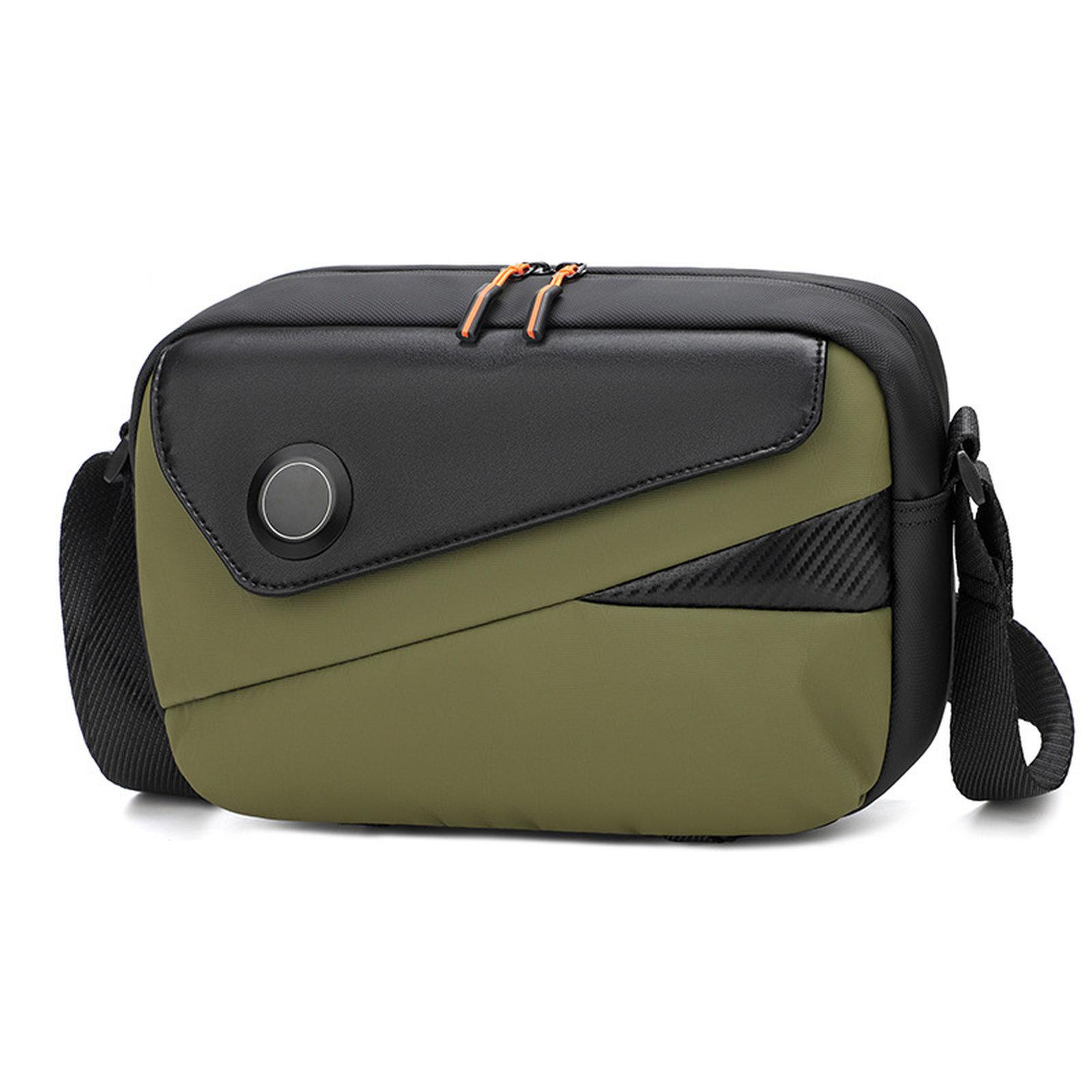 QISEMIAN XK111 Camera Shoulder Bag Crossbody Sling Case With Tripod Holder(Green) - Shopkiz.com