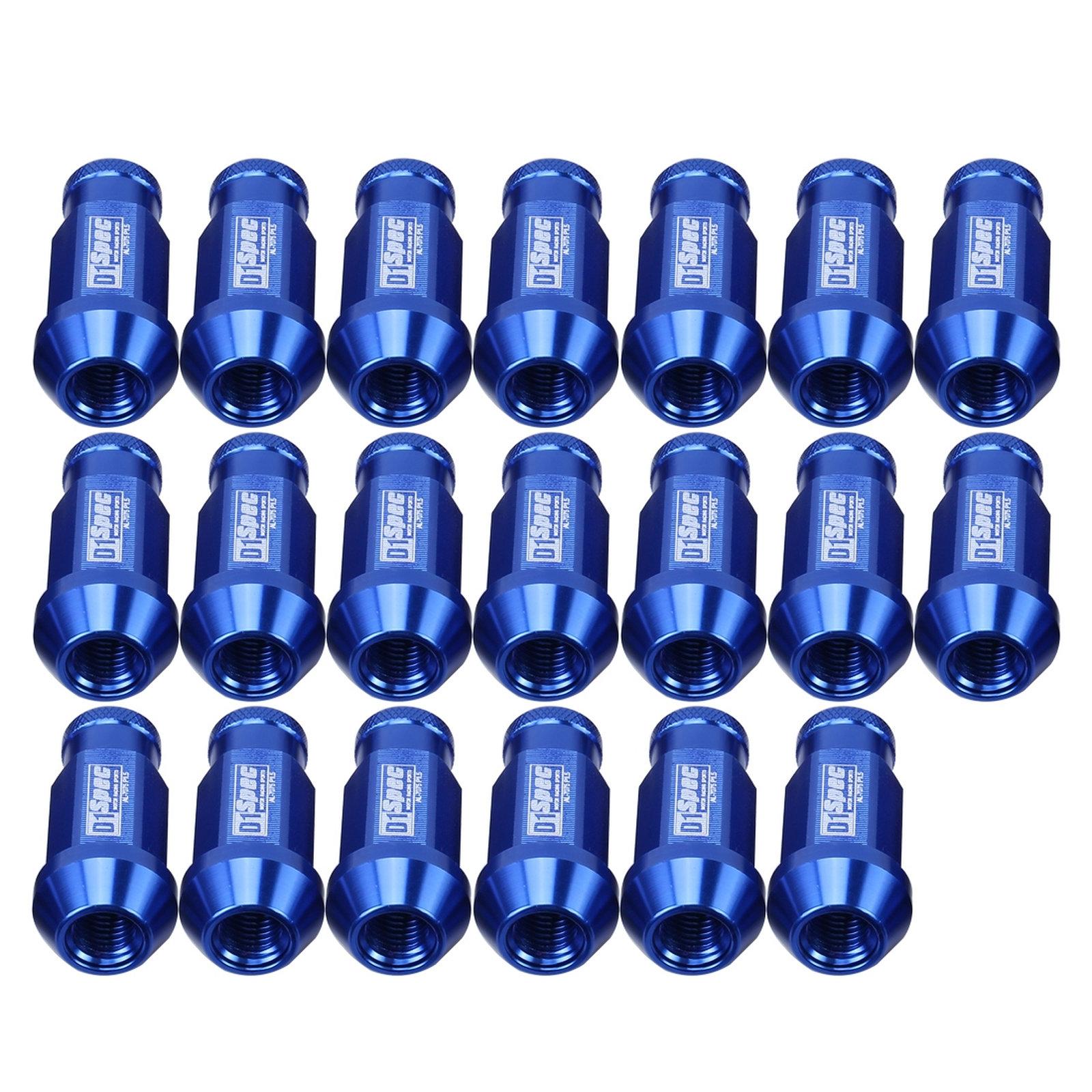 D1SPEC 20pcs /Set M12 X 1.5 Racing Wheel Nut(Blue) - Shopkiz.com