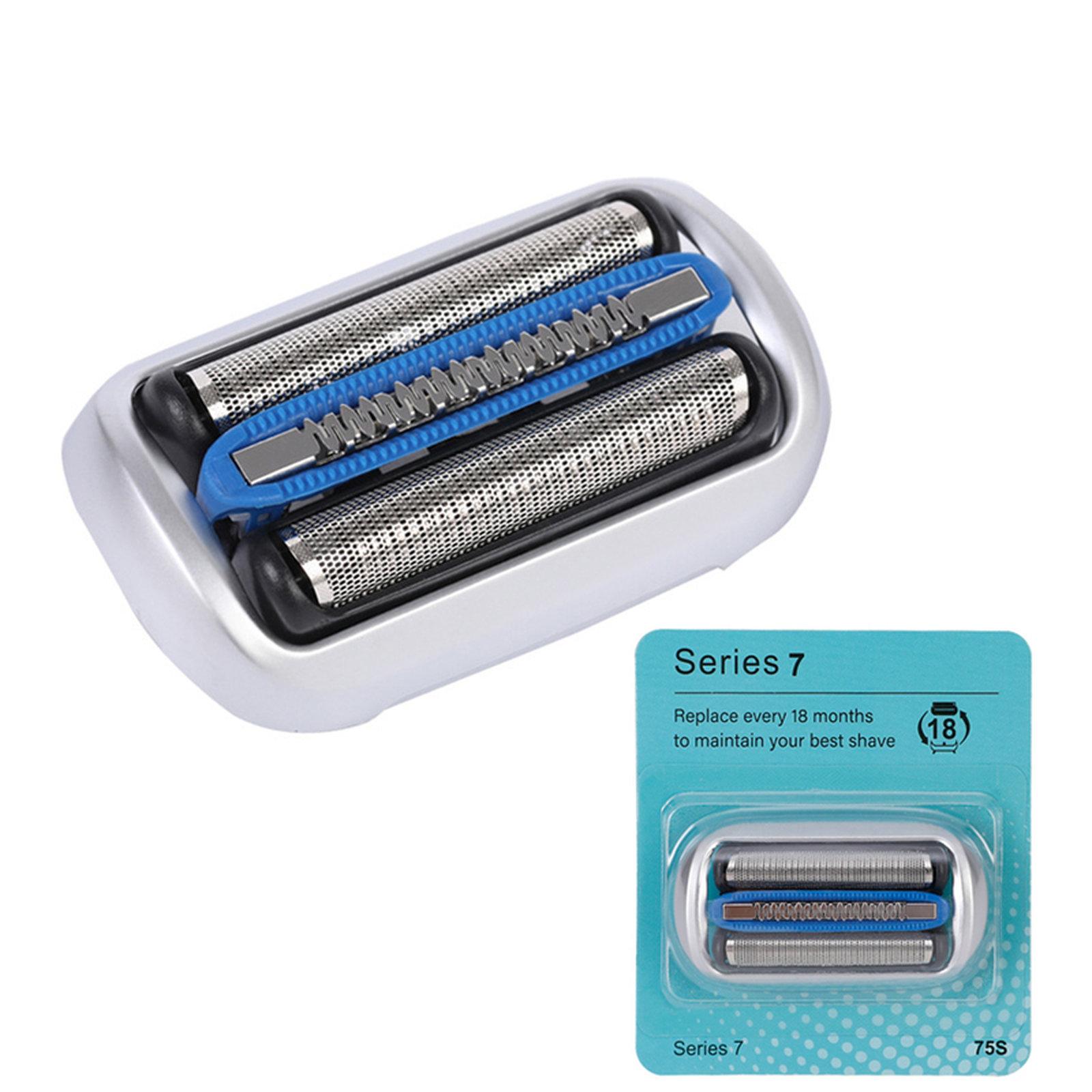 75S Replacement Head For Braun Series 7 Electric Shavers Foil & Cutter Cassette Unit(Silver) - Shopkiz.com