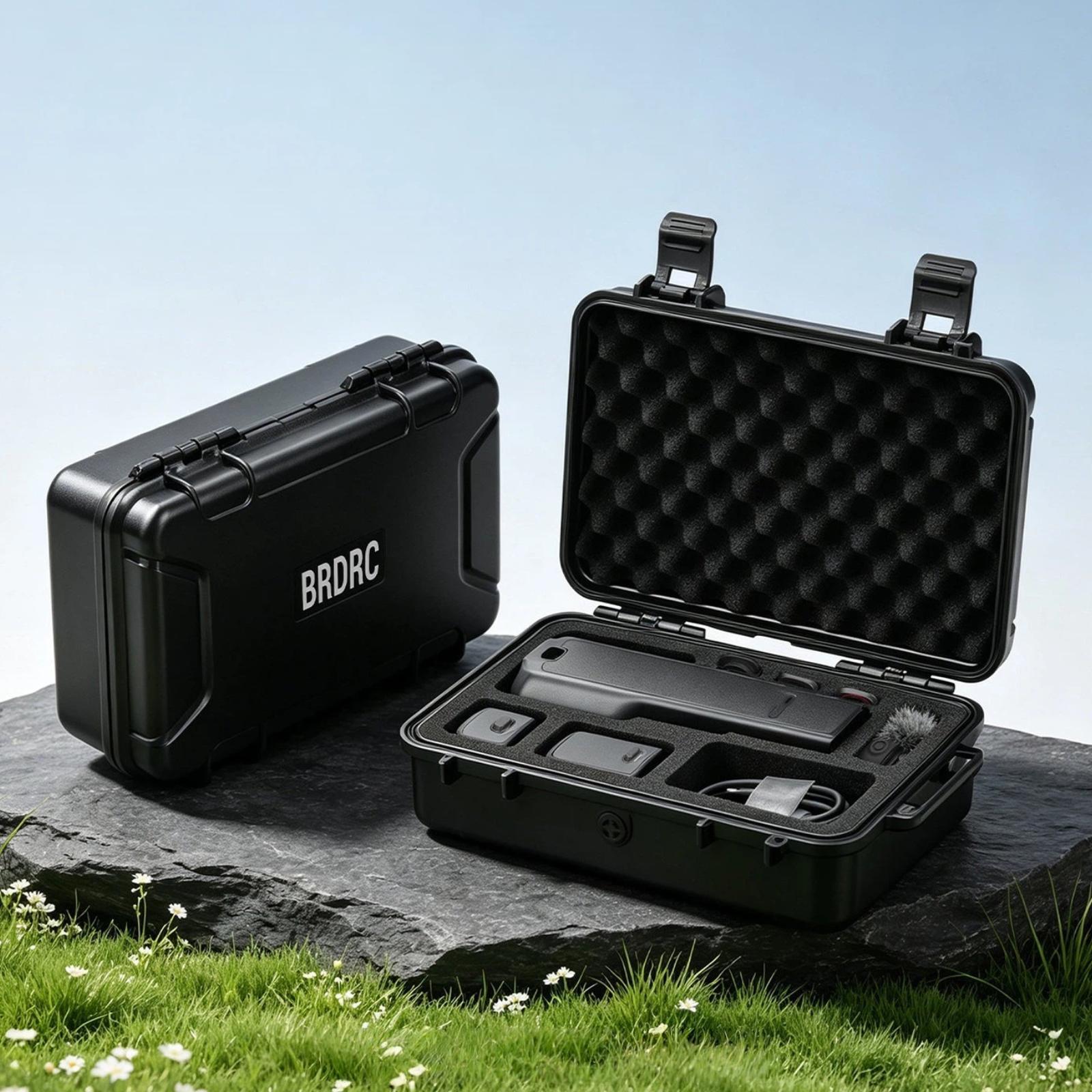 For Insta360 Luna Ultra BRDRC Portable Explosion-Proof Storage Box(Black) - Shopkiz.com