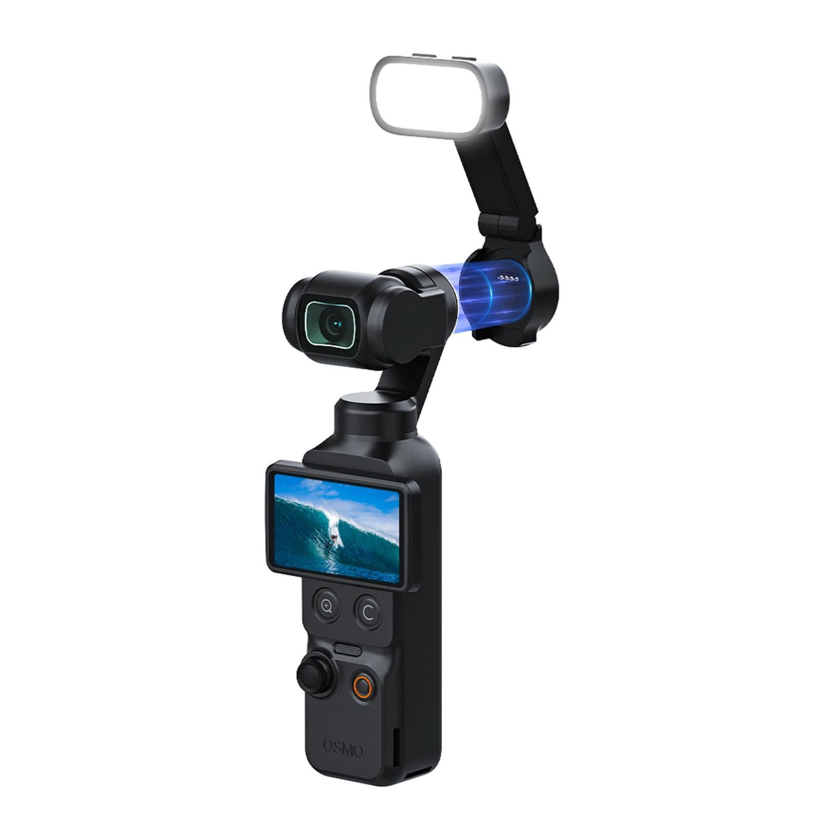 For DJI Osmo Pocket 4 BRDRC Camera Handheld Gimbal Selfie Fill Light(Black)