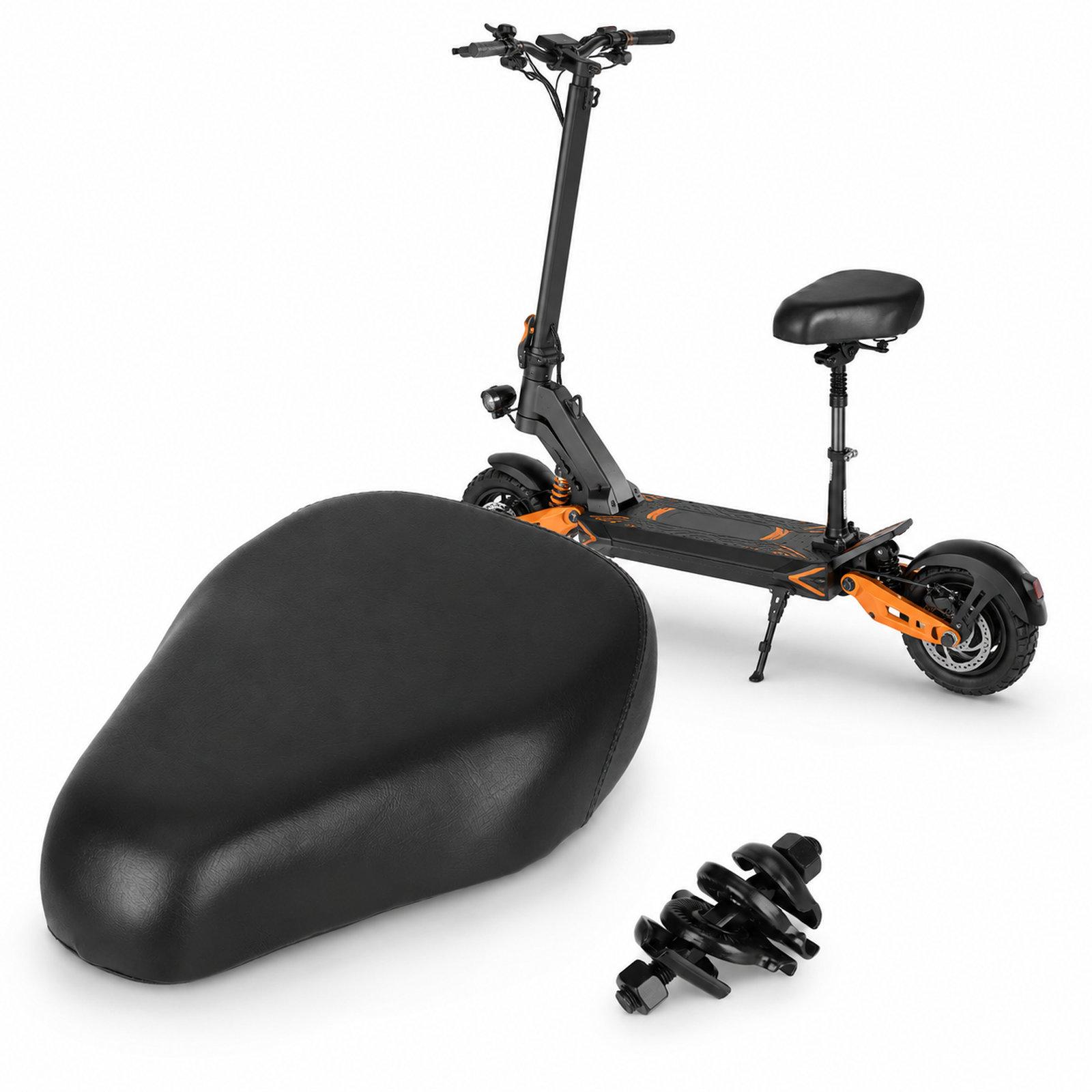 For KuKirin G2 Max Electric Scooter Seat Replacement Wide Padded Scooter Saddle Cushion(Black) - Shopkiz.com