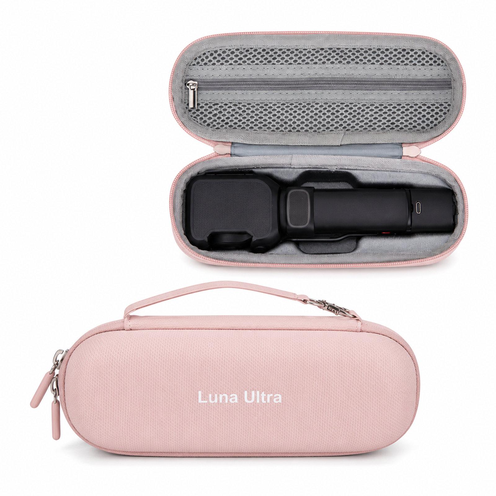 For Insta360 Luna Ultra Carrying Case Portable Hard Shell Storage Bag, Color: Pink - Shopkiz.com