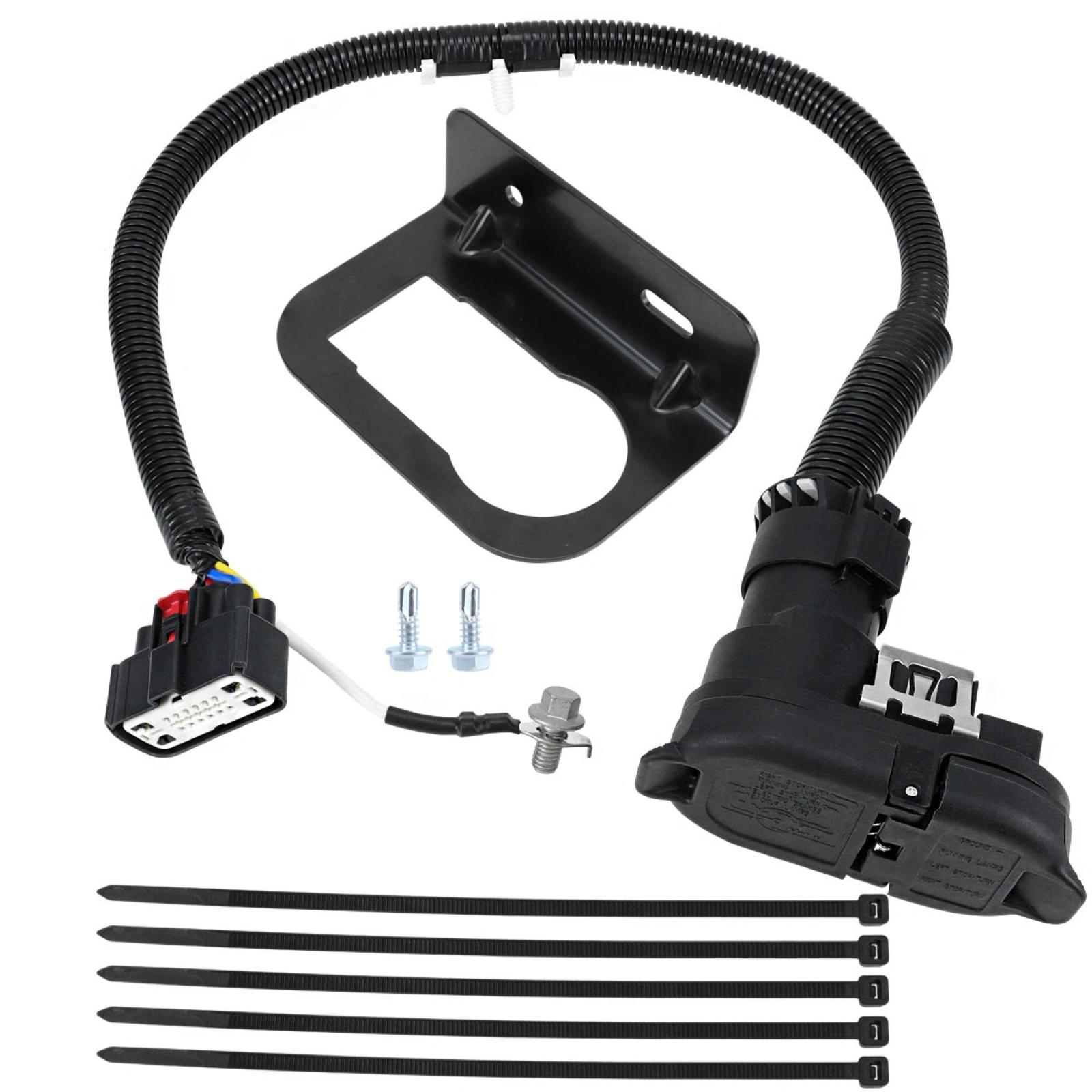 Automotive Plug-and-play Trailer Plug Socket Connector Wiring Harness, OE: 9L3Z-15A416-A - Shopkiz.com