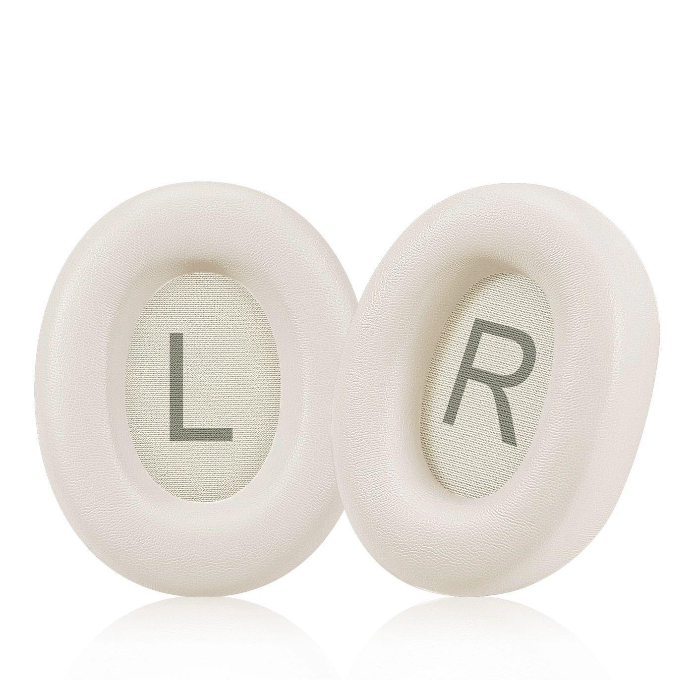 For QCY H4 Headphone 1pair Replacement Ear Pads Soft Foam Ear Cushions Protein Leather Light Gold - Shopkiz.com