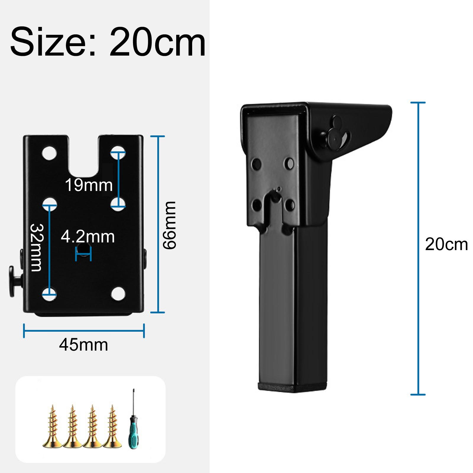 Metal Folding Table Legs Support Feet For Computer Desk & Camping Table, Size: 20cm - Shopkiz.com