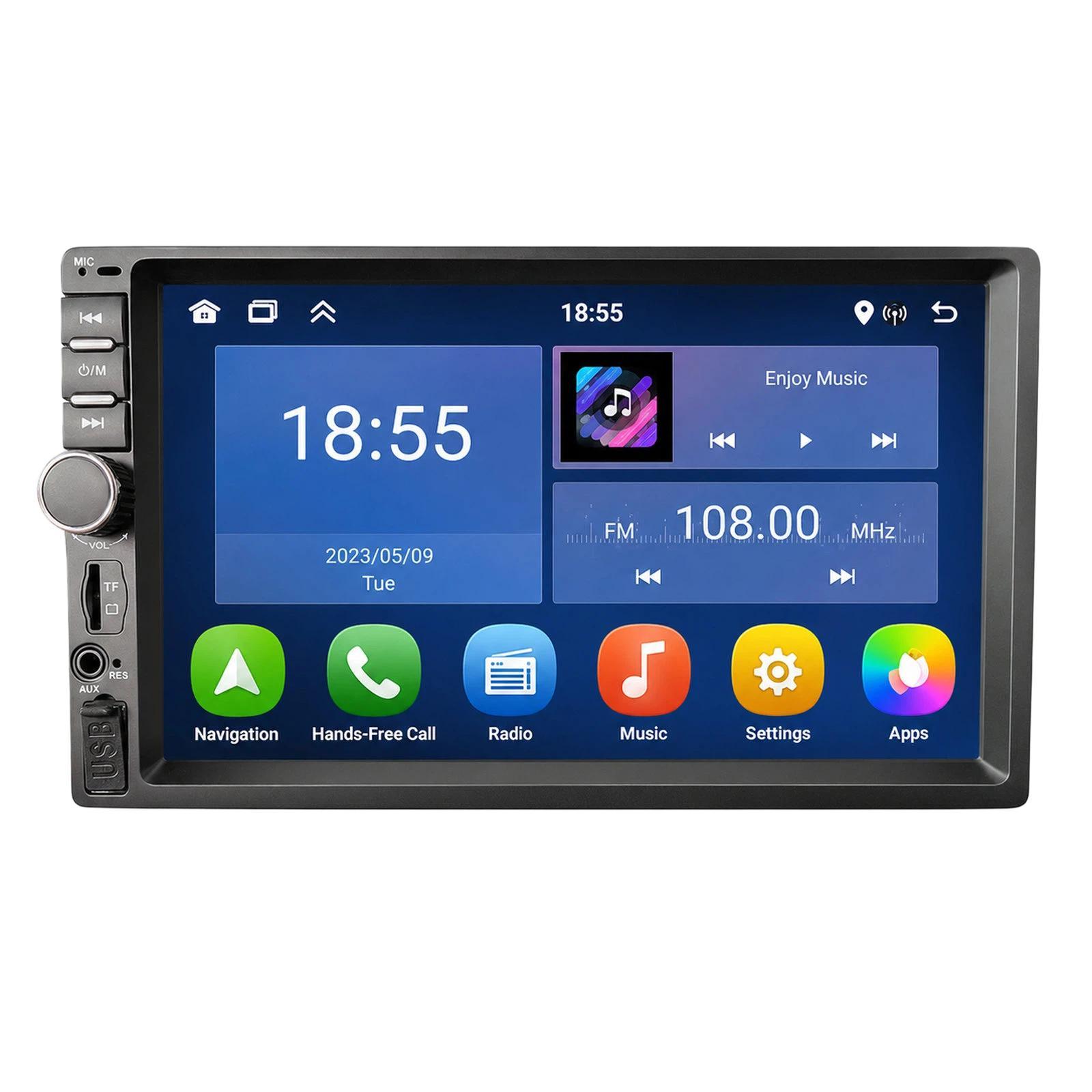 7 inch TCD-106B In-Car Navigation Smart Center Console Universal Voice Control, Radio, And Reverse Camera All-In-One Unit - Shopkiz.com