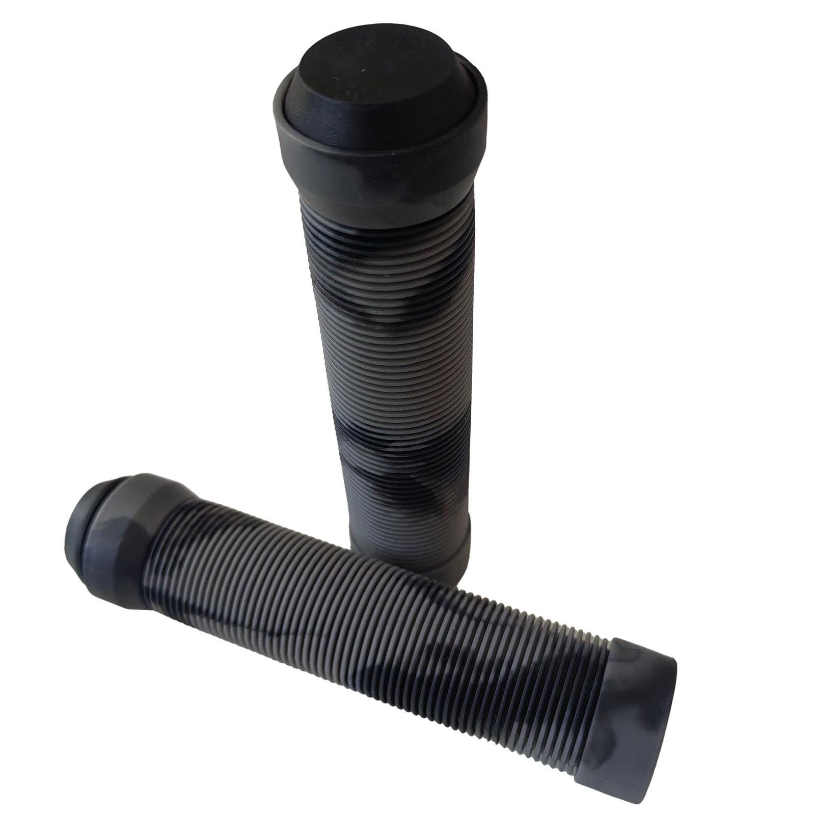 Rubber Mountain Bike Handlebar Grips Anti-Slip Shock-Absorbing Cycling Hand Grips(Grey) - Shopkiz.com