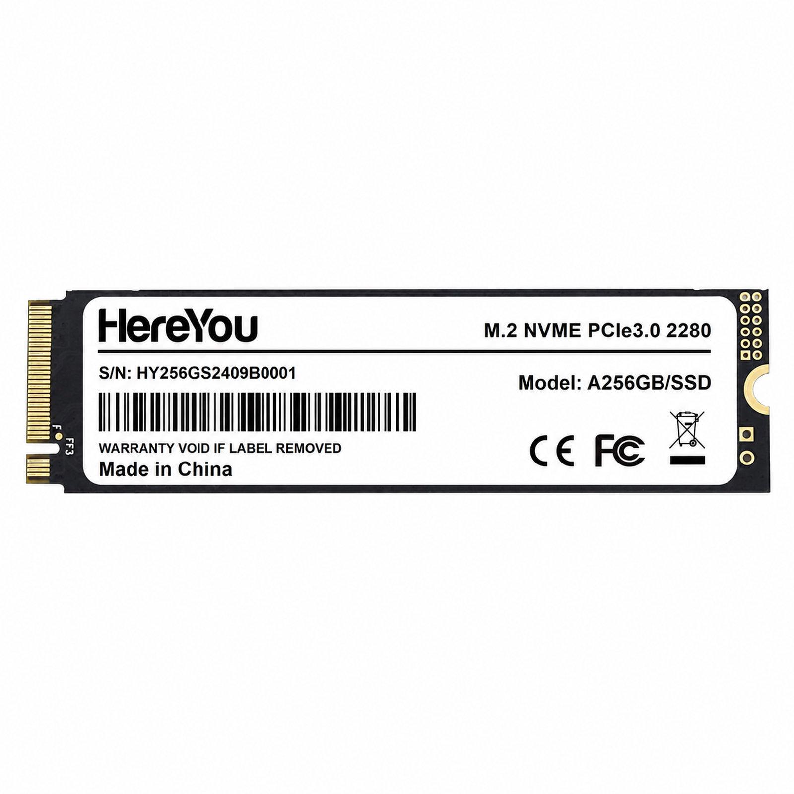 HereYou M.2 NVMe PCIe 3.0 SSD 2280 Internal Solid State Drive For Laptop, Capacity: 256GB - Shopkiz.com