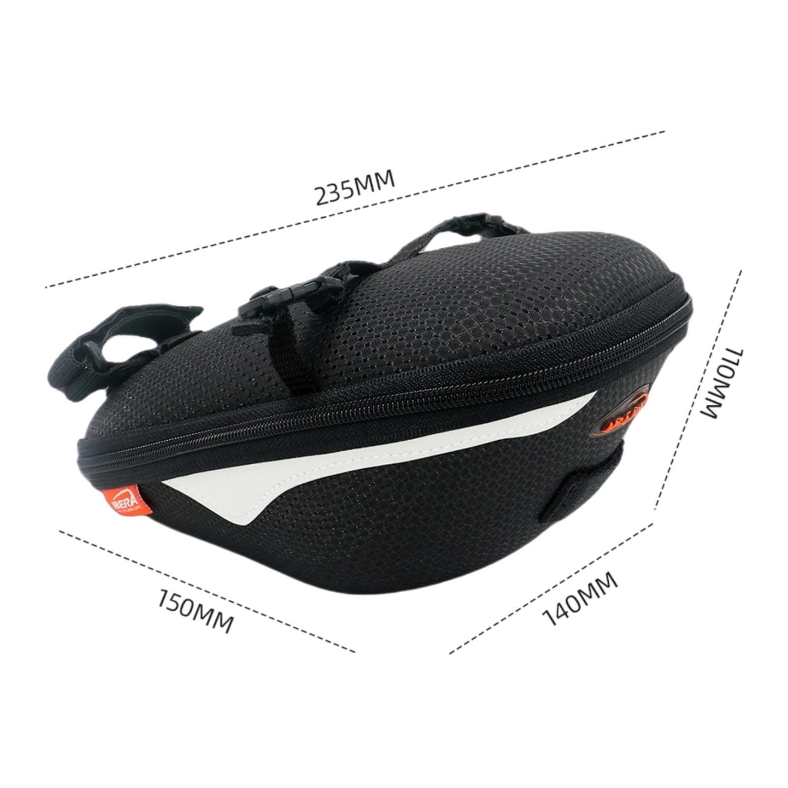 IBETA Quick-Release Hard Shell Bike Saddle Bag Water-Resistant Seat Bag For Road Bicycle, Style: SB9 Binding Buckle - Shopkiz.com