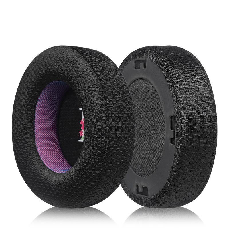 2 PCS/Pack Replacement Ear Pads For AKG K701 / K702 / Q701 Headphones Black Purple Mesh - Shopkiz.com
