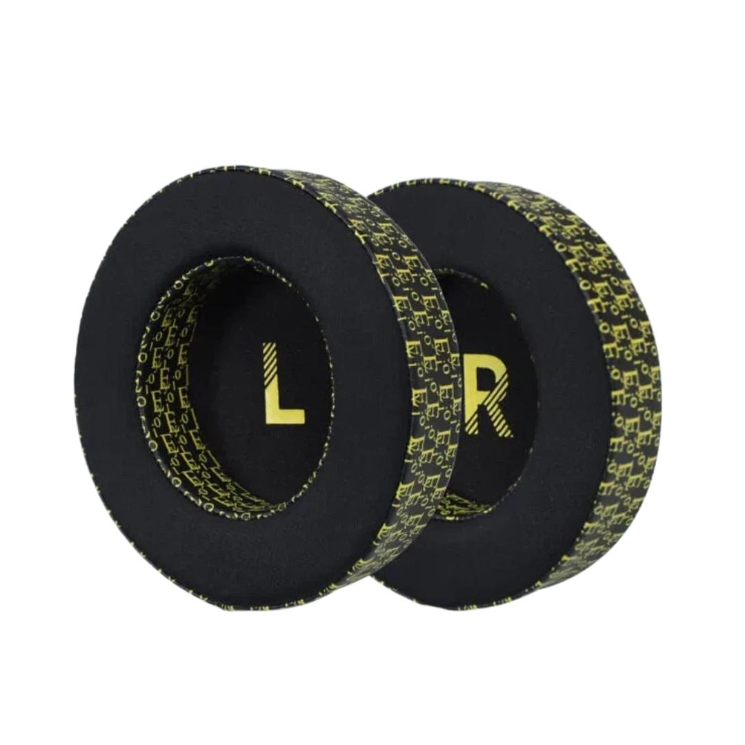 1pair Cooling Gel Replacement Ear Pads For AKG K701/ K702 / Q701 / Q702 Headphones(Black Yellow) - Shopkiz.com