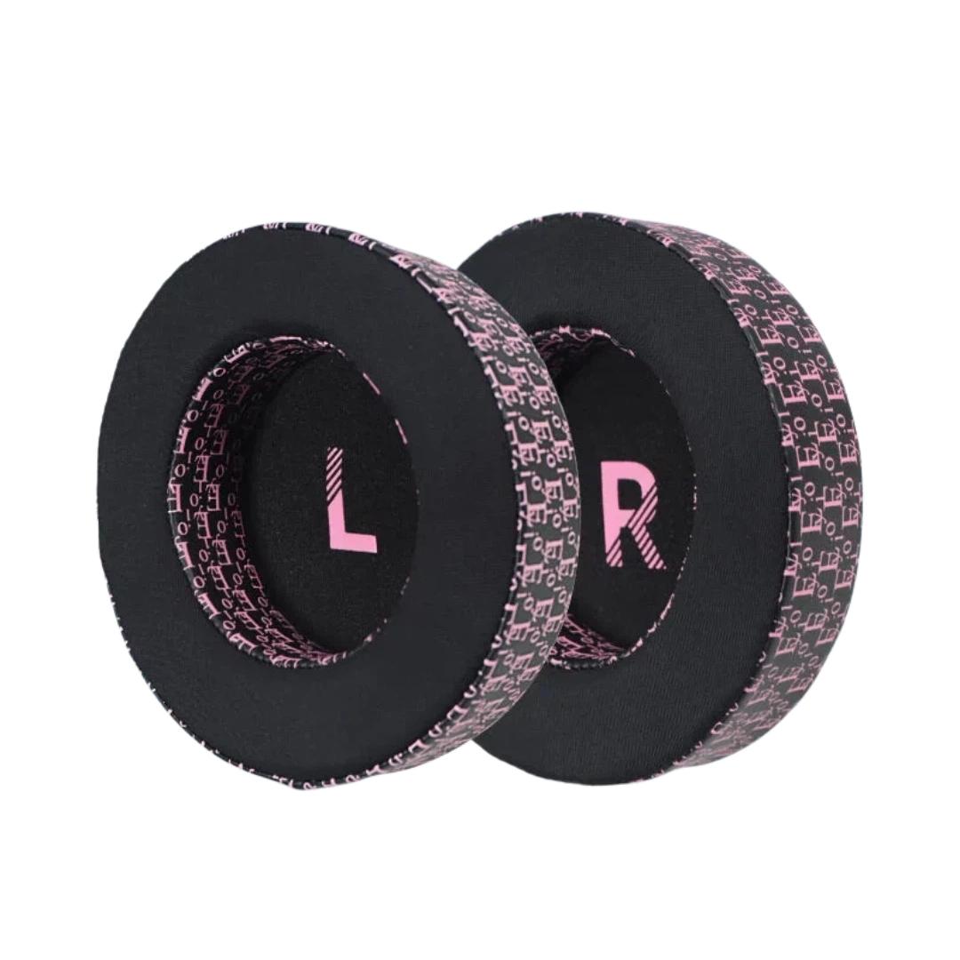 1pair Cooling Gel Replacement Ear Pads For AKG K701/ K702 / Q701 / Q702 Headphones(Black Pink) - Shopkiz.com