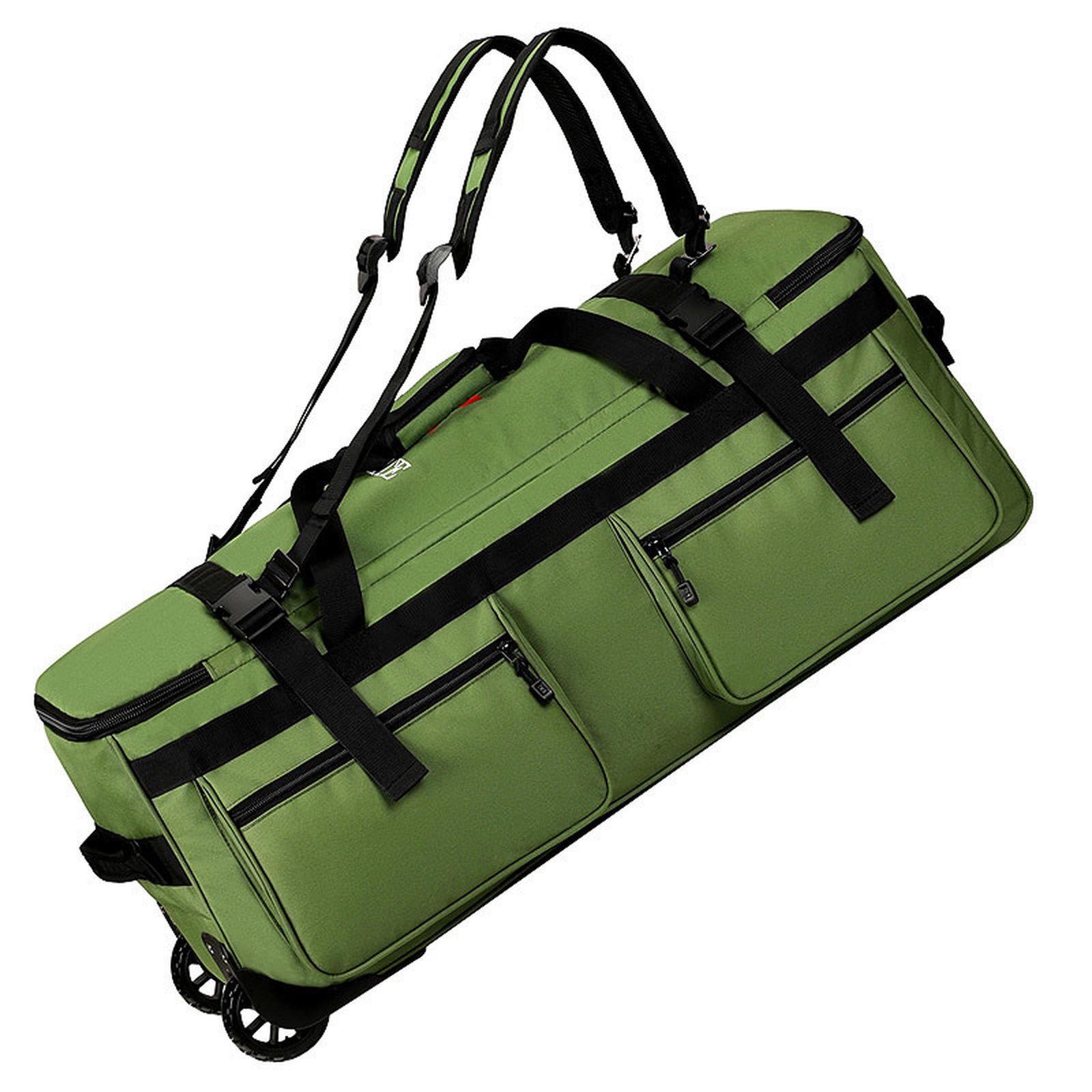 KUBAITE 100L Rolling Duffle Bag With Wheels Foldable Travel Backpack(Army Green) - Shopkiz.com