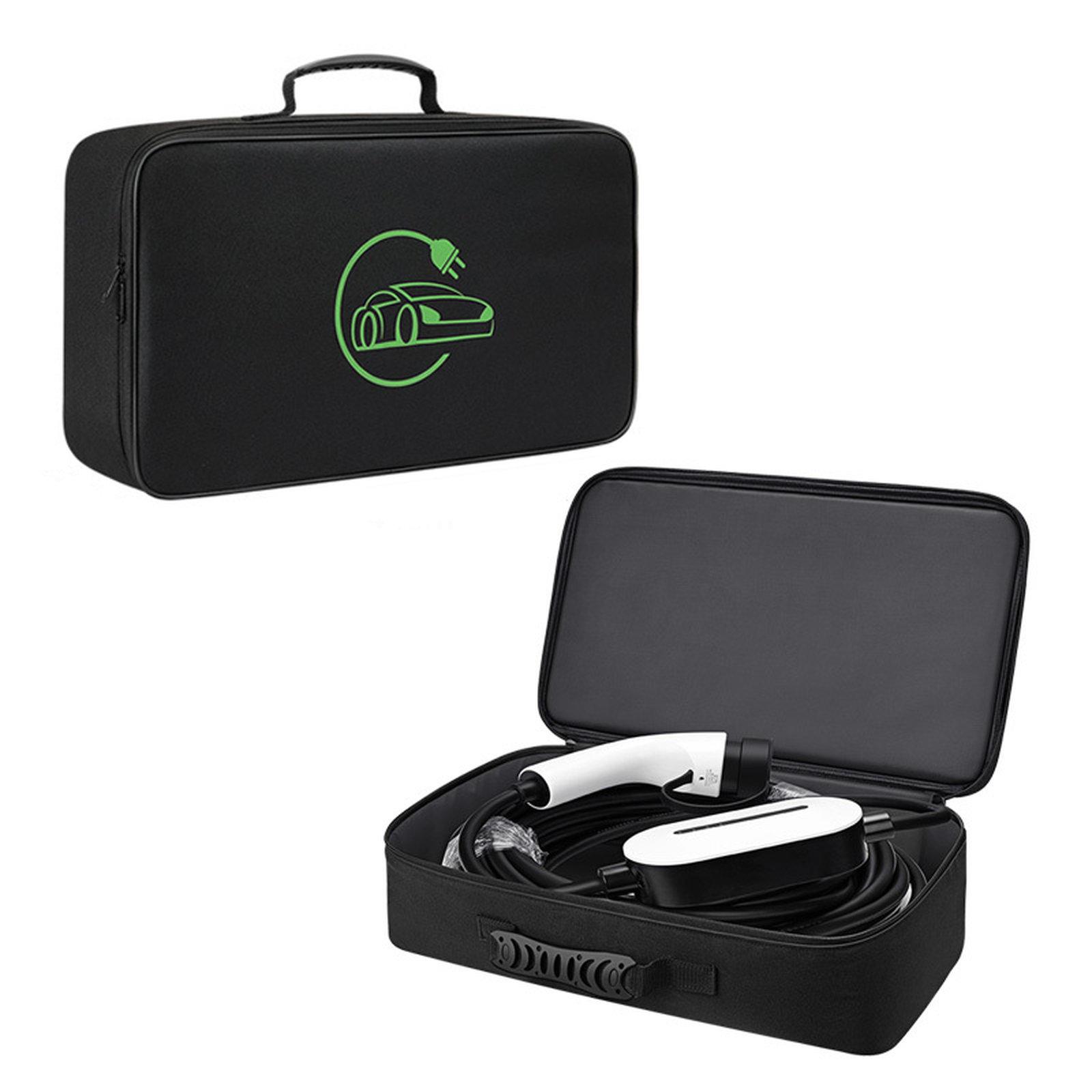 BUBM EV Cable Bag Portable Charger Storage Case Waterproof Organizer For EV Charging Equipment, Style: Rectangular - Shopkiz.com