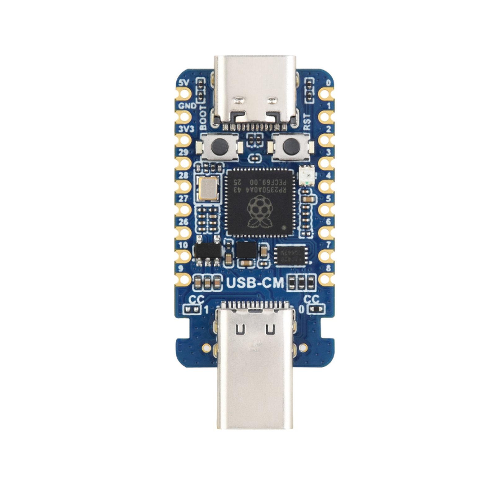 Waveshare RP2350-USB-CM Mini Dual-Core Development Board For Raspberry Pi, Version: PIO-USB Male - Shopkiz.com