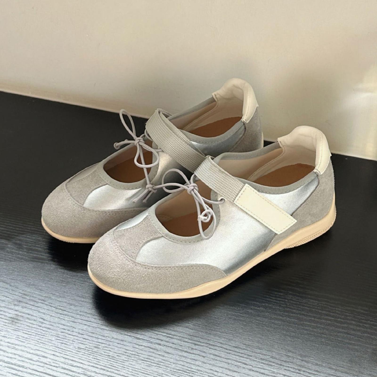 Vintage Casual Sneakers For Women Invisible Heightening Low Top Casual Shoes, Size: 37(Silver) - Shopkiz.com