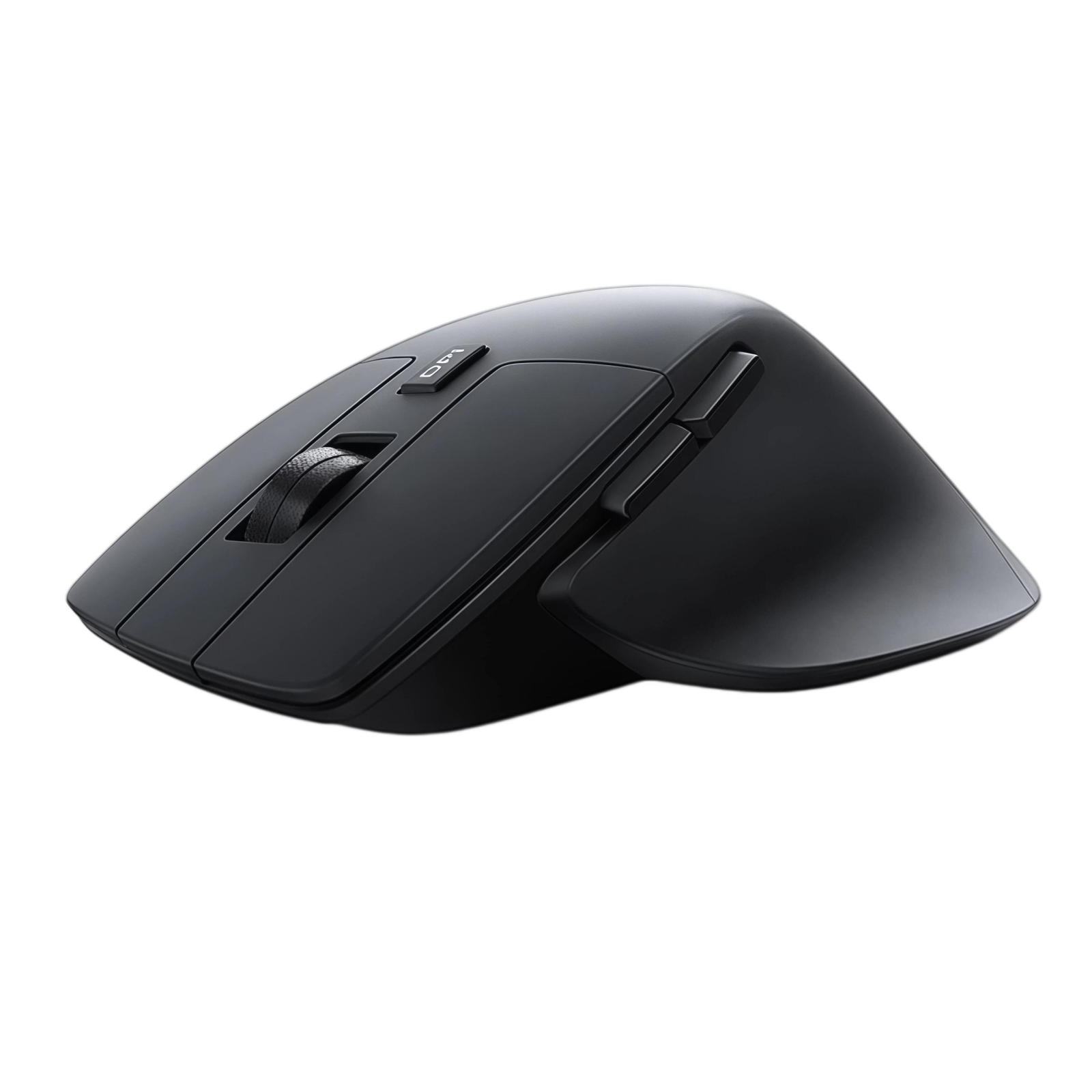 W&P M-WB2 Wireless Ergonomic Mouse Tri-Mode Bluetooth & 2.4G Silent Computer Mouse(Black) - Shopkiz.com