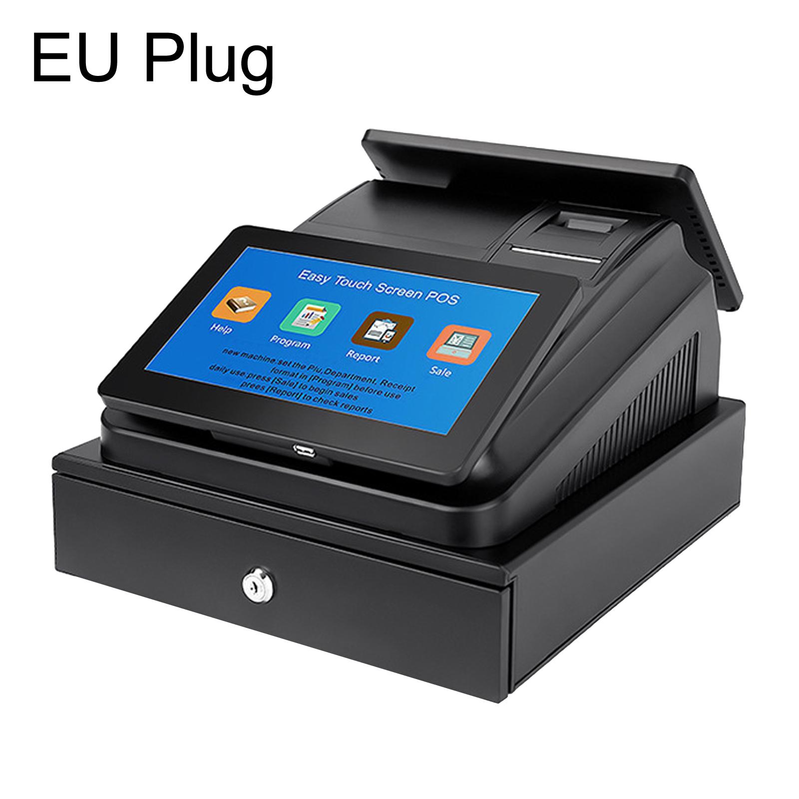 Yokoscan T3 Dual Touch Screen All-In-One Pos Machine Cash Register With Printer For Catering Supermarket EU Plug - Shopkiz.com
