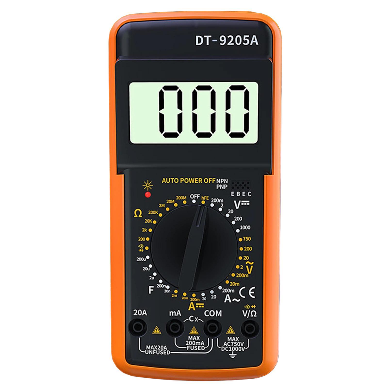 DT9205A Digital Display Smart Digital Multimeter Current And Voltage Tester(English) - Shopkiz.com