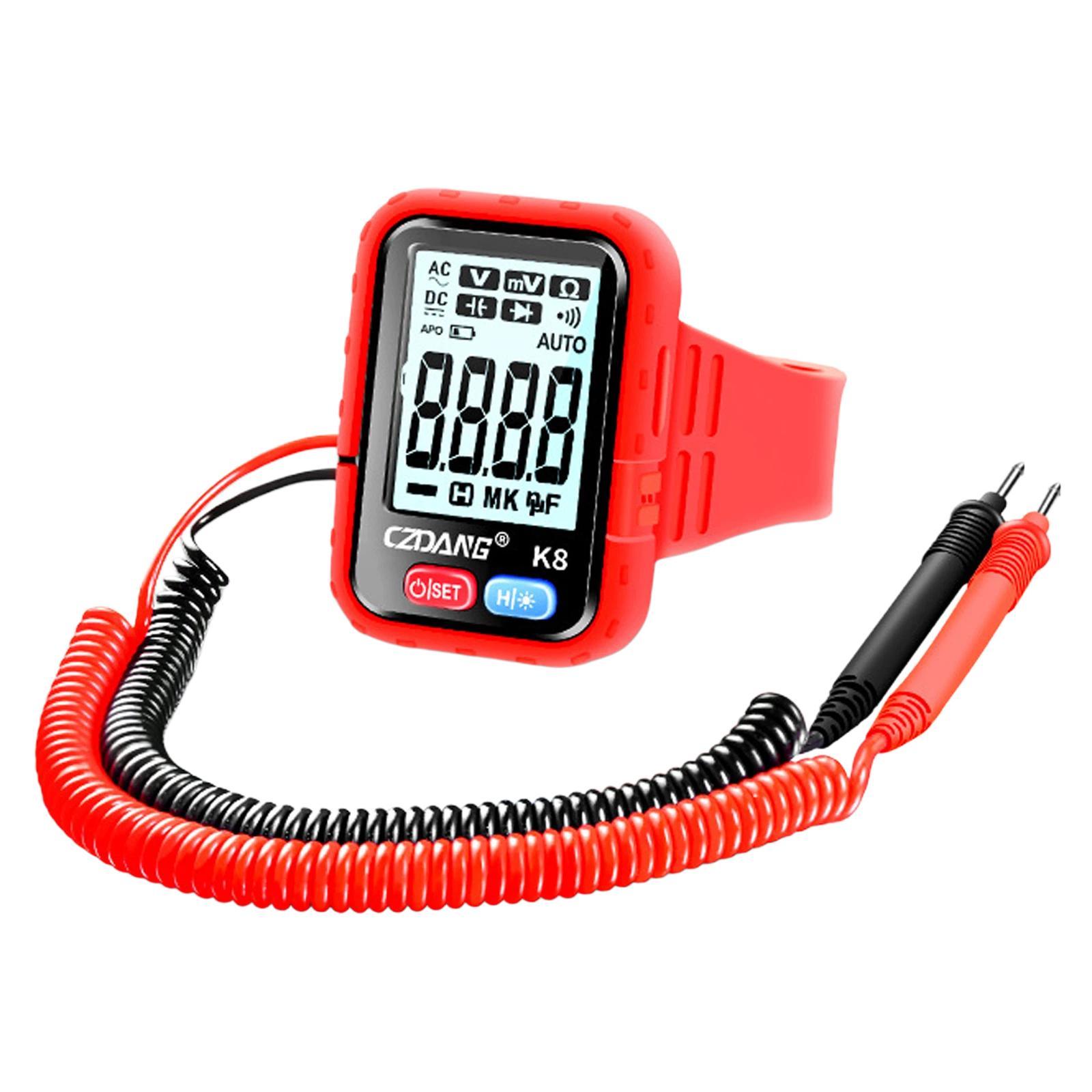 CZDANG K8 High Precision Digital Wrist Multimeter Portable Smart Voltage & Resistance Tester - Shopkiz.com