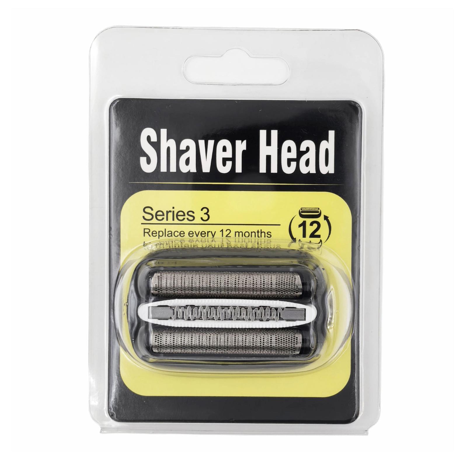 For Braun 3 Series 32B 21B Shaver Heads(Black) - Shopkiz.com