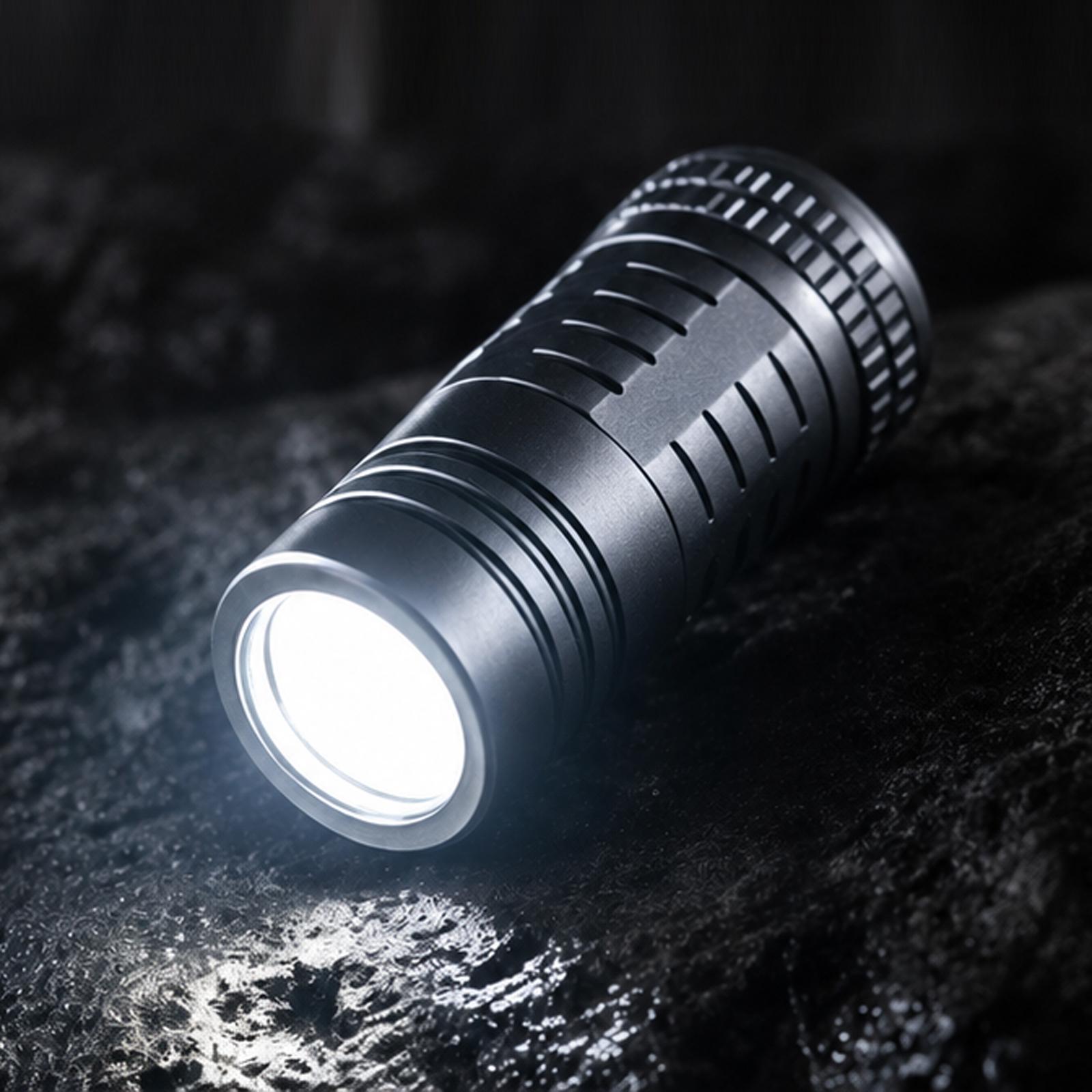 Mini Titanium Alloy High-Power Portable Rechargeable LED Flashlight Keychain(Colorful) - Shopkiz.com