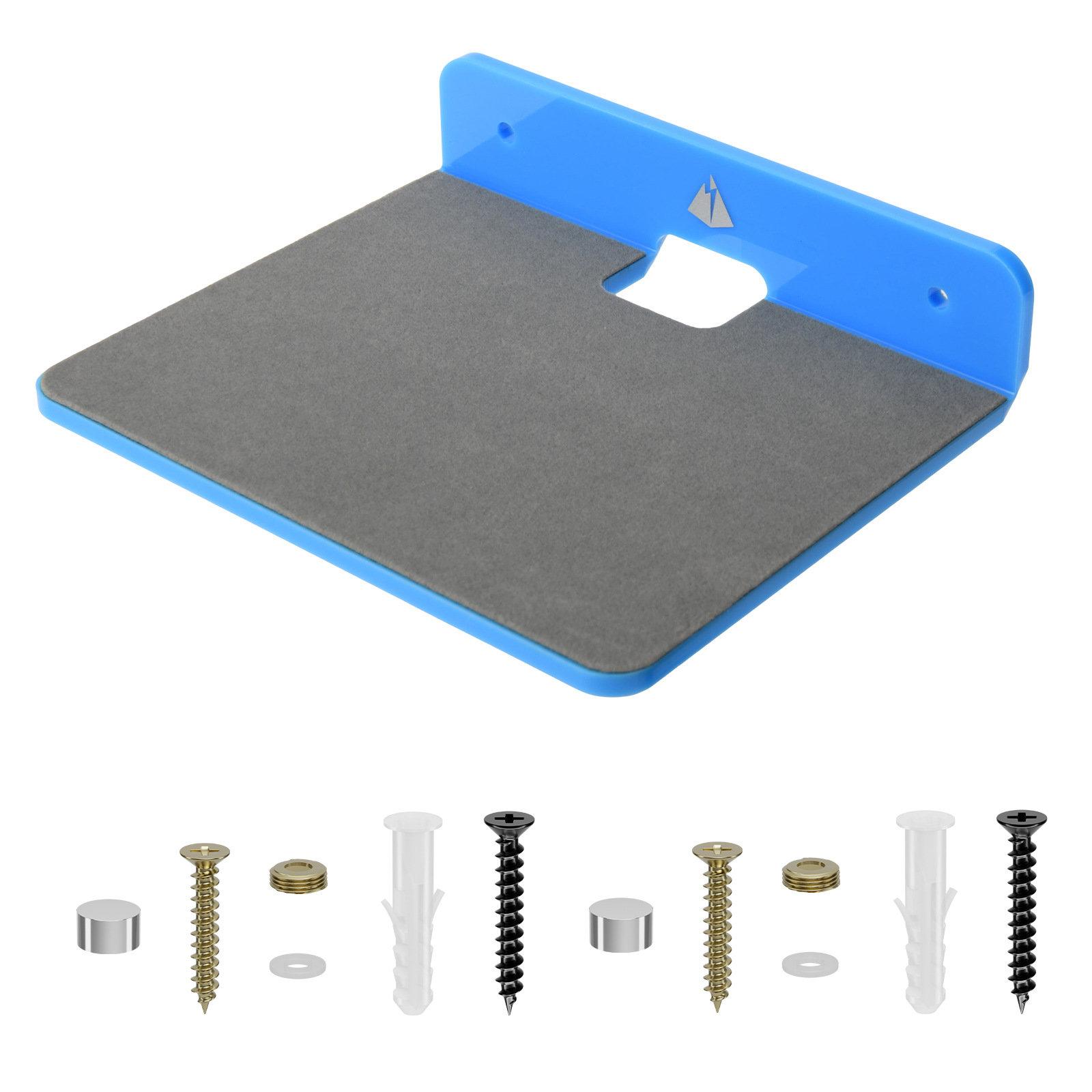 TXEsign Universal Acrylic Wall Mount Small Medium Bluetooth Speaker Floating Shelf Bracket Holder(Blue) - Shopkiz.com