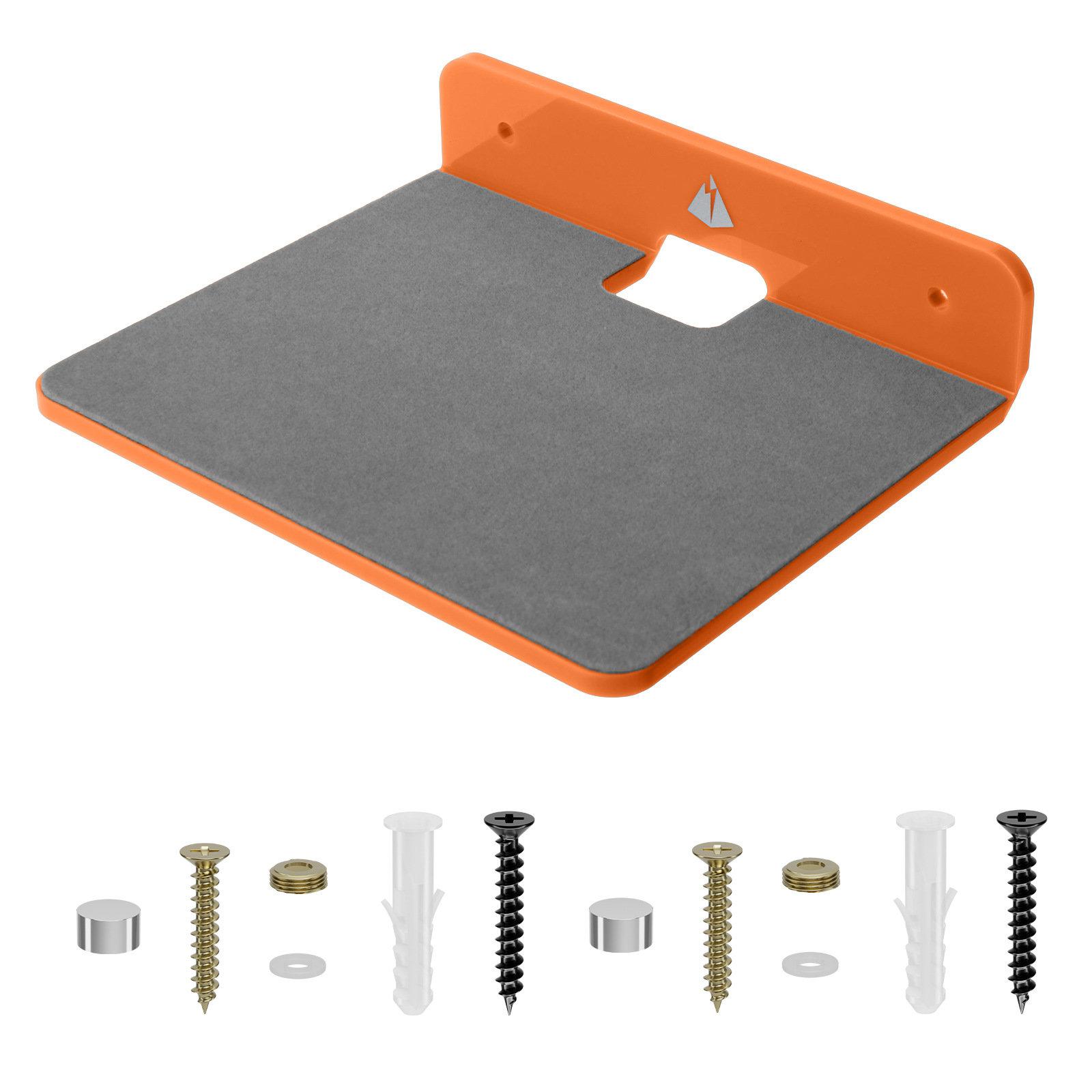 TXEsign Universal Acrylic Wall Mount Small Medium Bluetooth Speaker Floating Shelf Bracket Holder(Orange) - Shopkiz.com