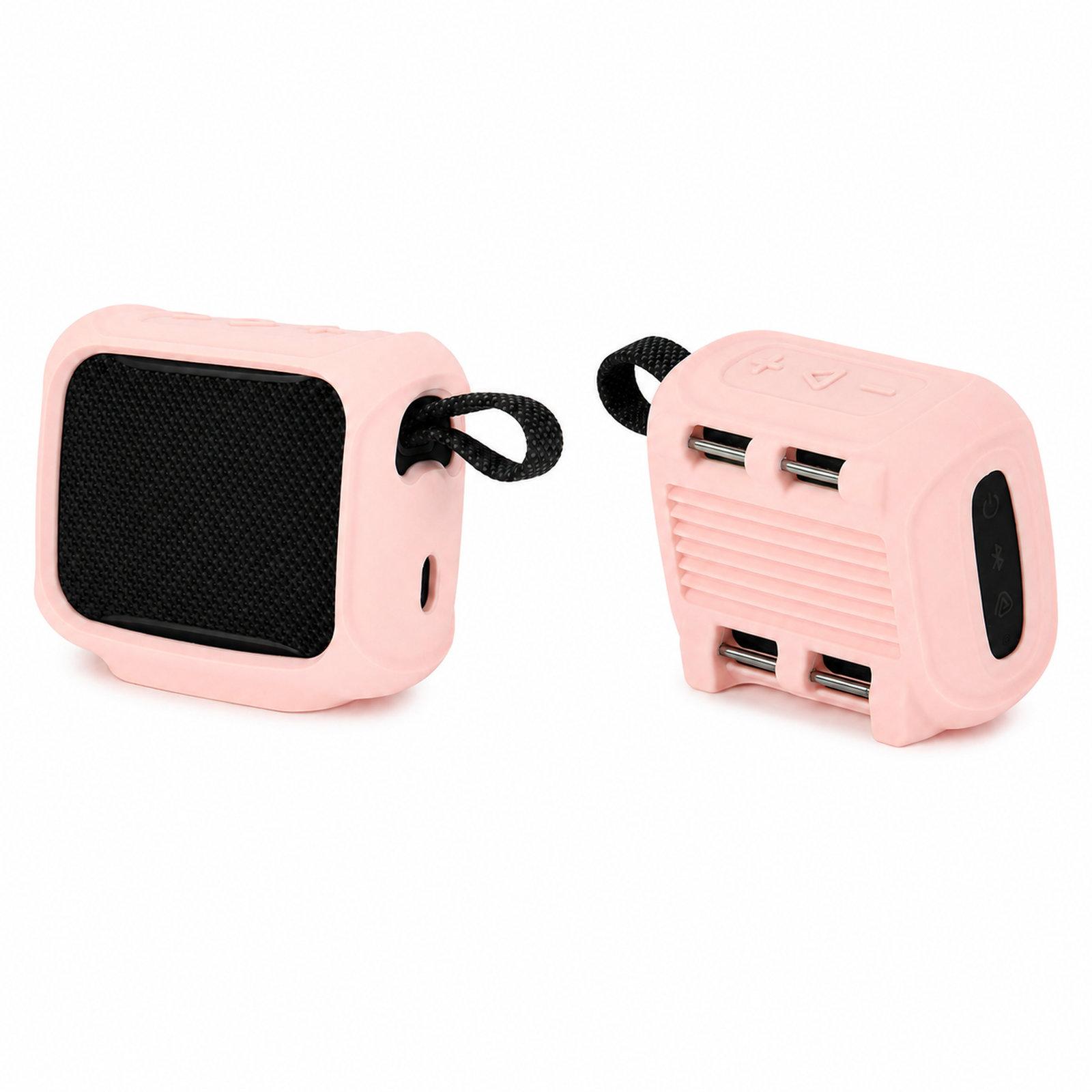TXEsign For JBL GO5 Silicone Case Speaker Cover Holder With Strap Mount(Pink) - Shopkiz.com