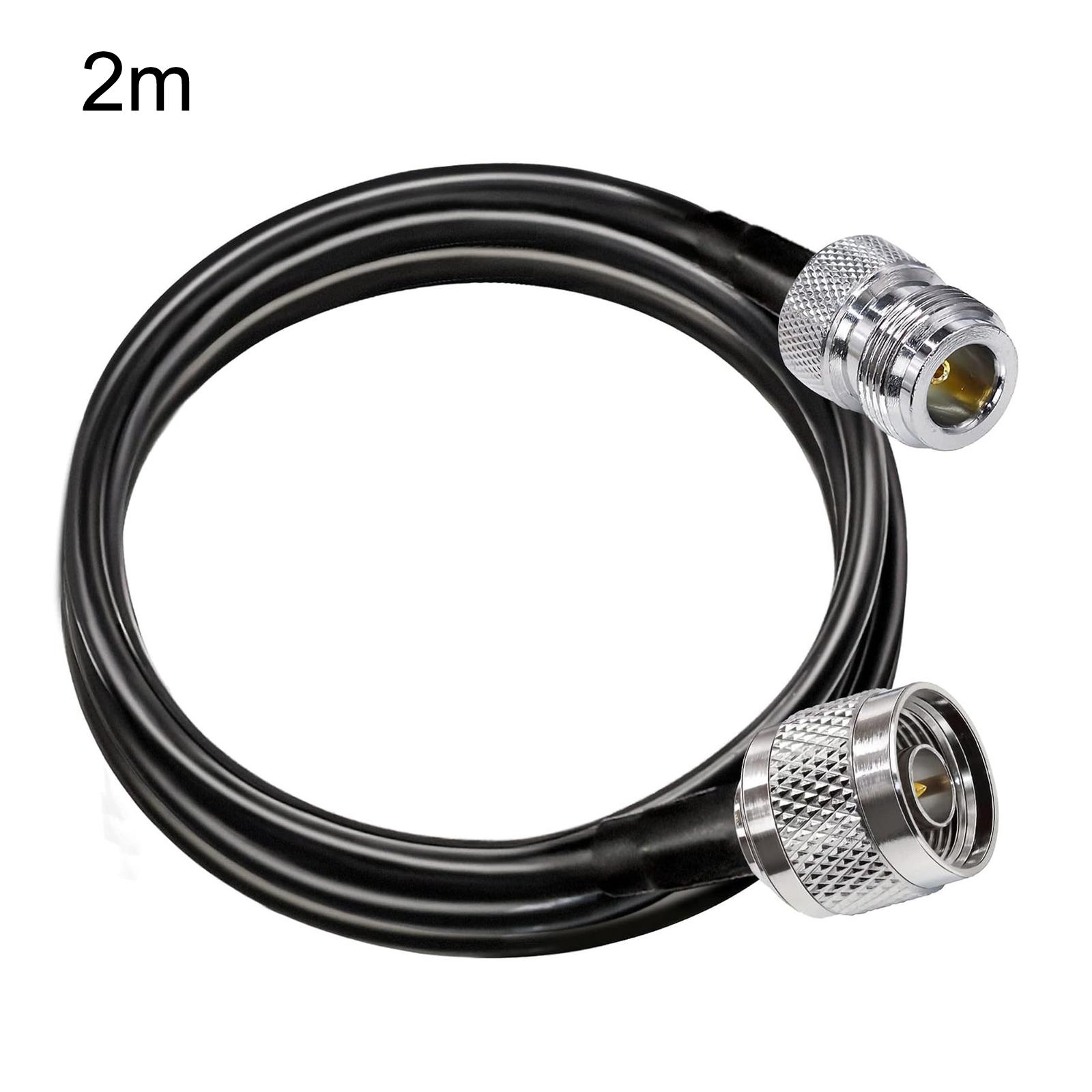 LMR200 Coaxial Cable N Male To N Female 50 Ohm Low Loss Antenna Extension Wire, Length: 2m - Shopkiz.com