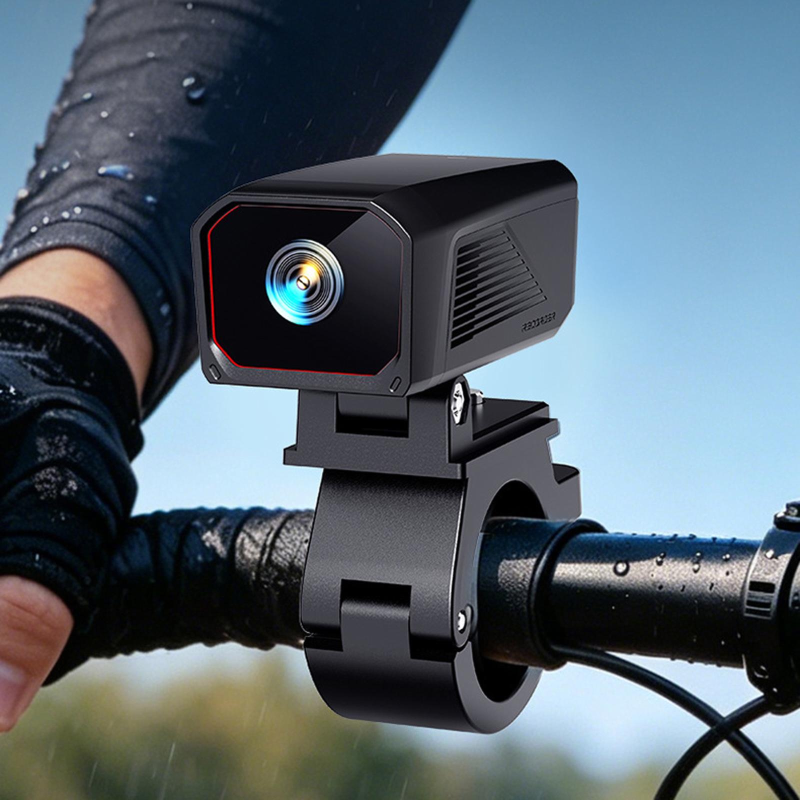 D8 Motorcycle Dash Cam IPX5 Waterproof Bicycle 2K Camera With WiFi App Control(Black) - Shopkiz.com